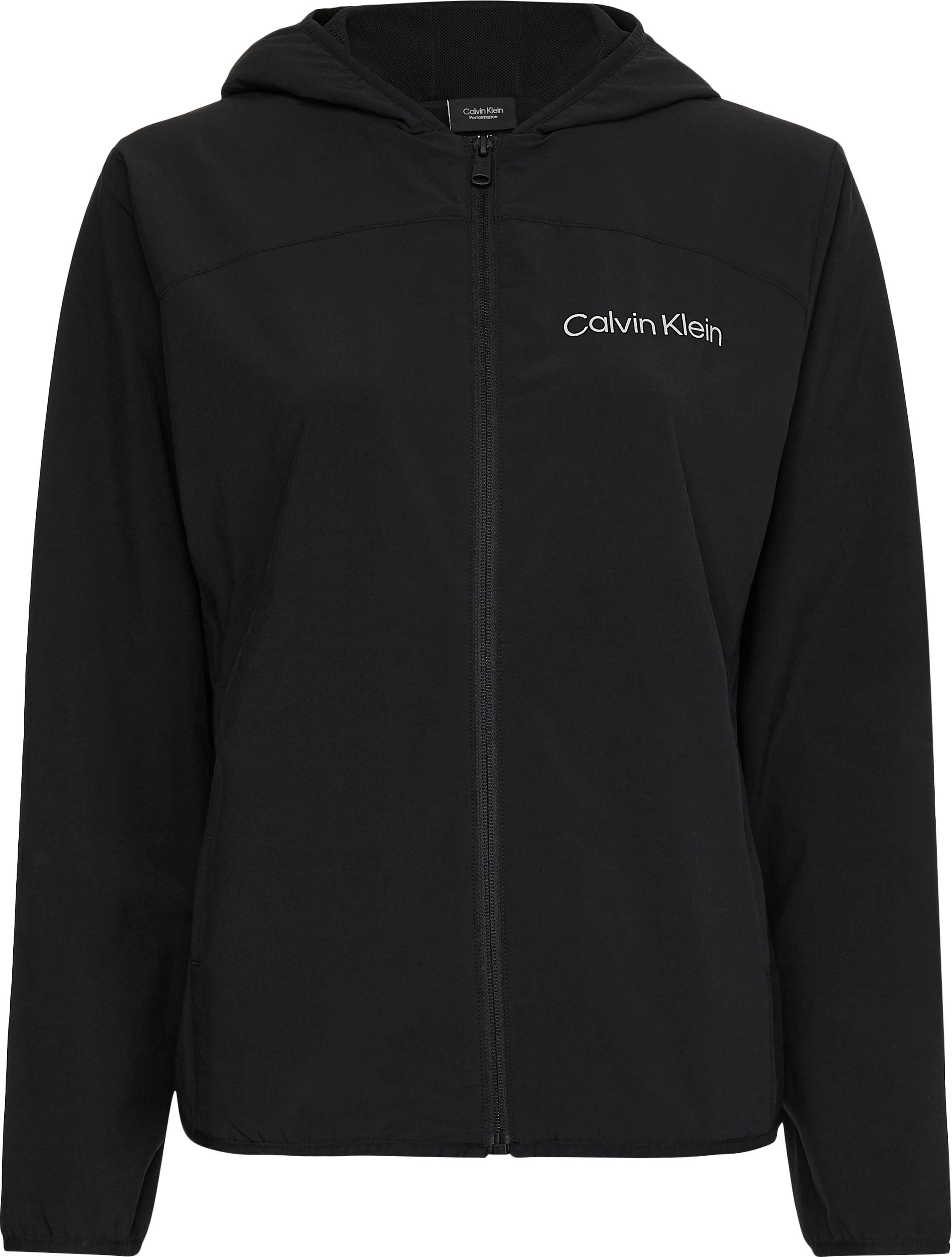 Calvin Klein Sport Kurzjacke »WO - Woven Jacket«, mit Kapuze, mit CK-Logodruck auf der... kaufen