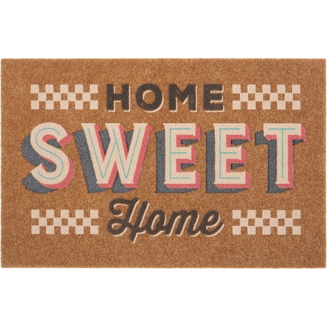 my home Fussmatte »Home sweet Home bunt«, rechteckig, mit Spruch, mit  Schrift, Kokos-Look, Robust, Pflegeleicht, Rutschfest online shoppen |  Jelmoli-Versand