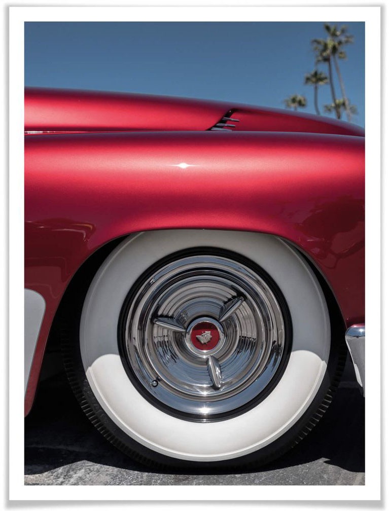 Wall-Art Poster »Vintage Auto Rot Retro Oldtimer«, Autos, (1 St.), Poster,  Wandbild, Bild, Wandposter online kaufen | Jelmoli-Versand