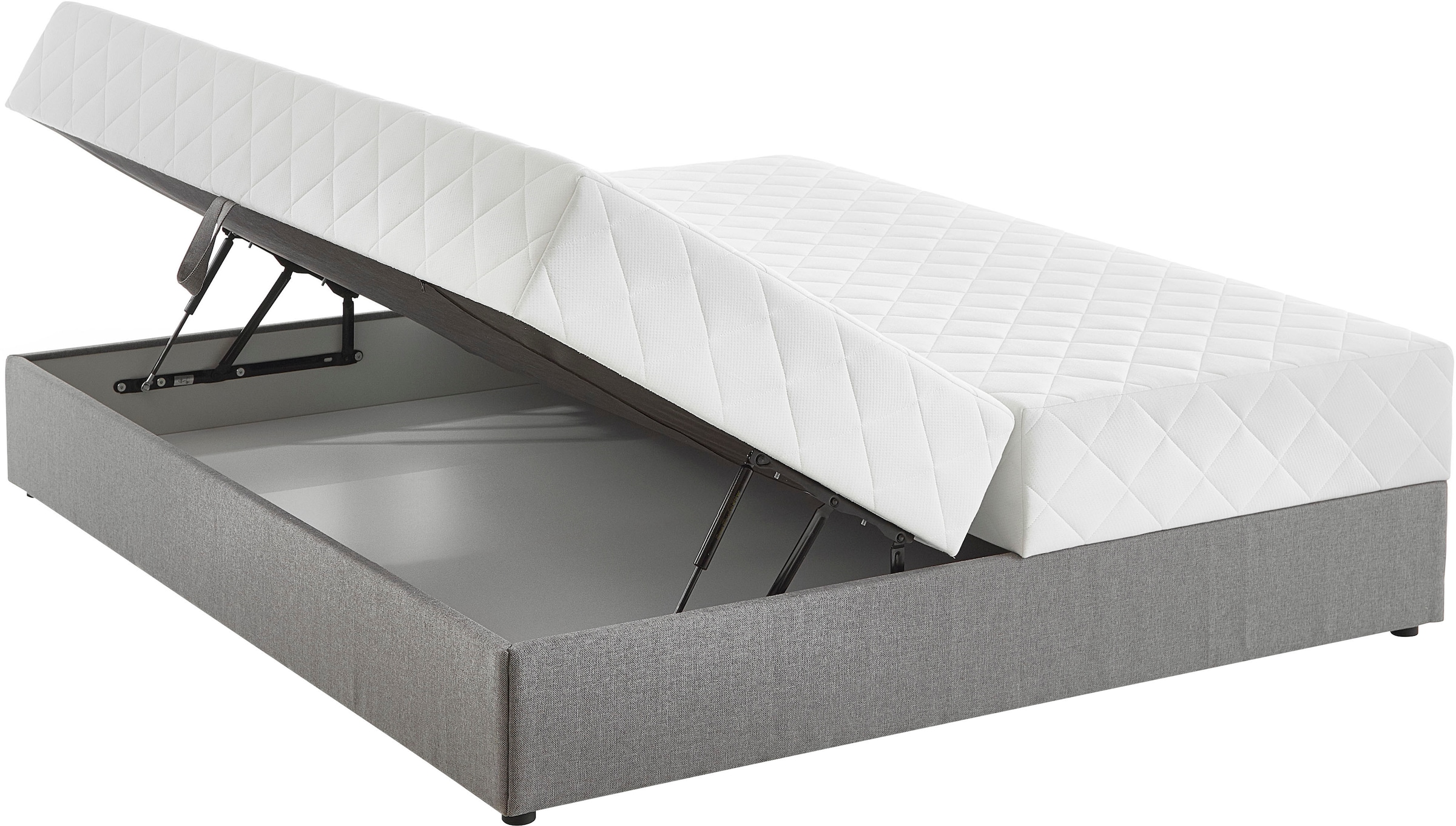 ATLANTIC home collection Boxbett »BELINA«, mit Taschenfederkernmatratze und geräumigem Bettkasten