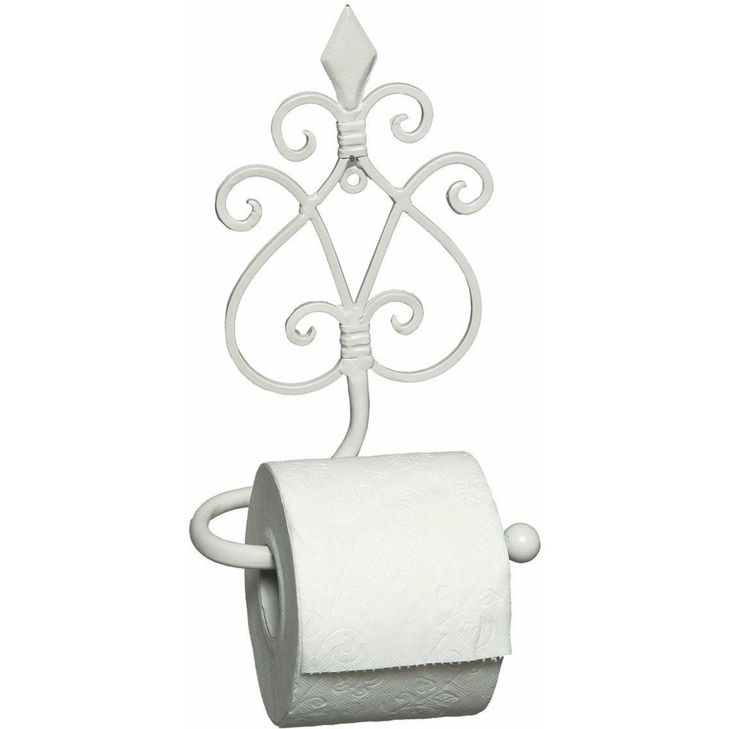 Ambiente Haus Toilettenpapierhalter »Antik«, weiss