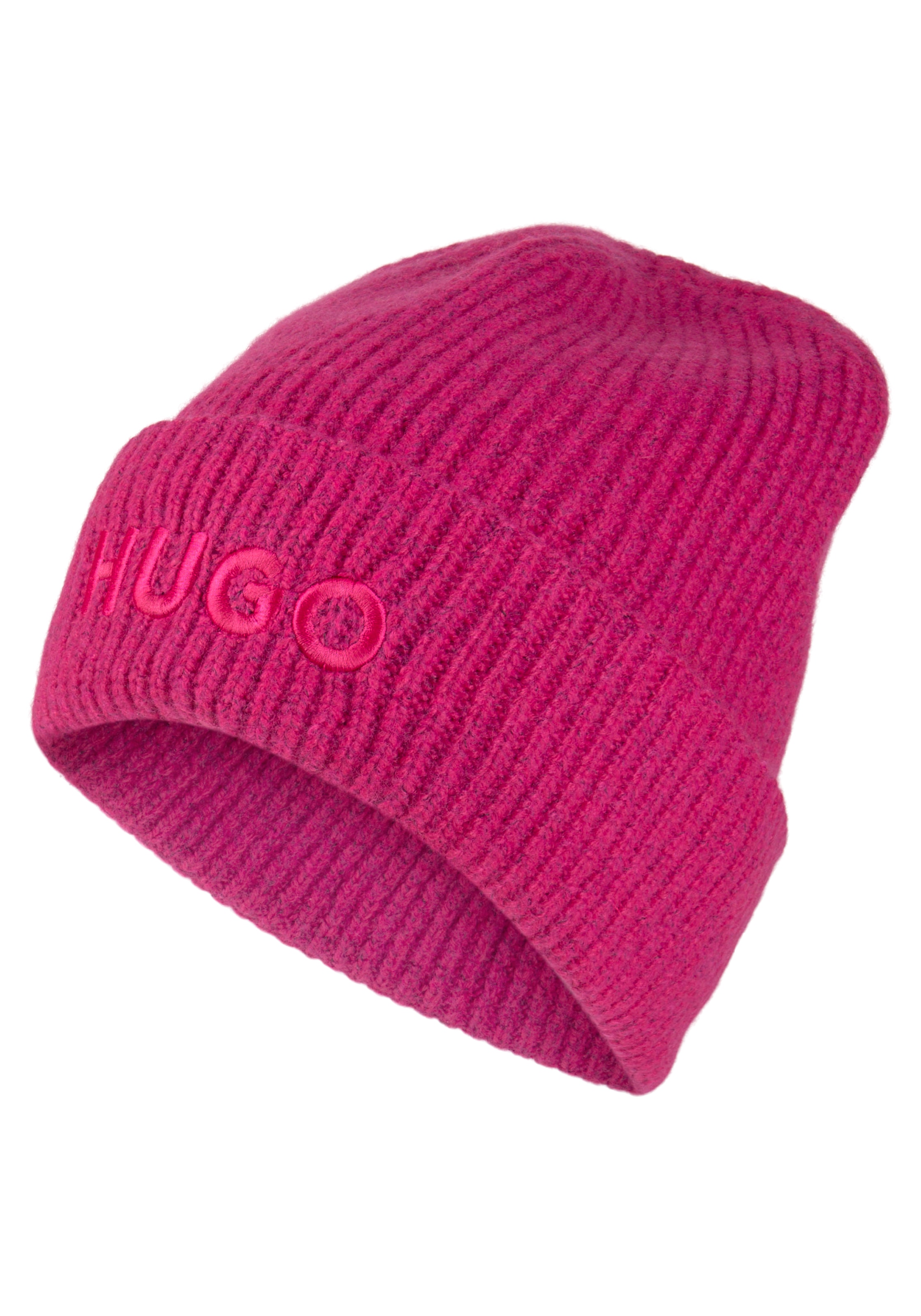Logostickerei Beanie HUGO »Social_hat«, mit Jelmoli-Versand Schweiz shoppen bei online