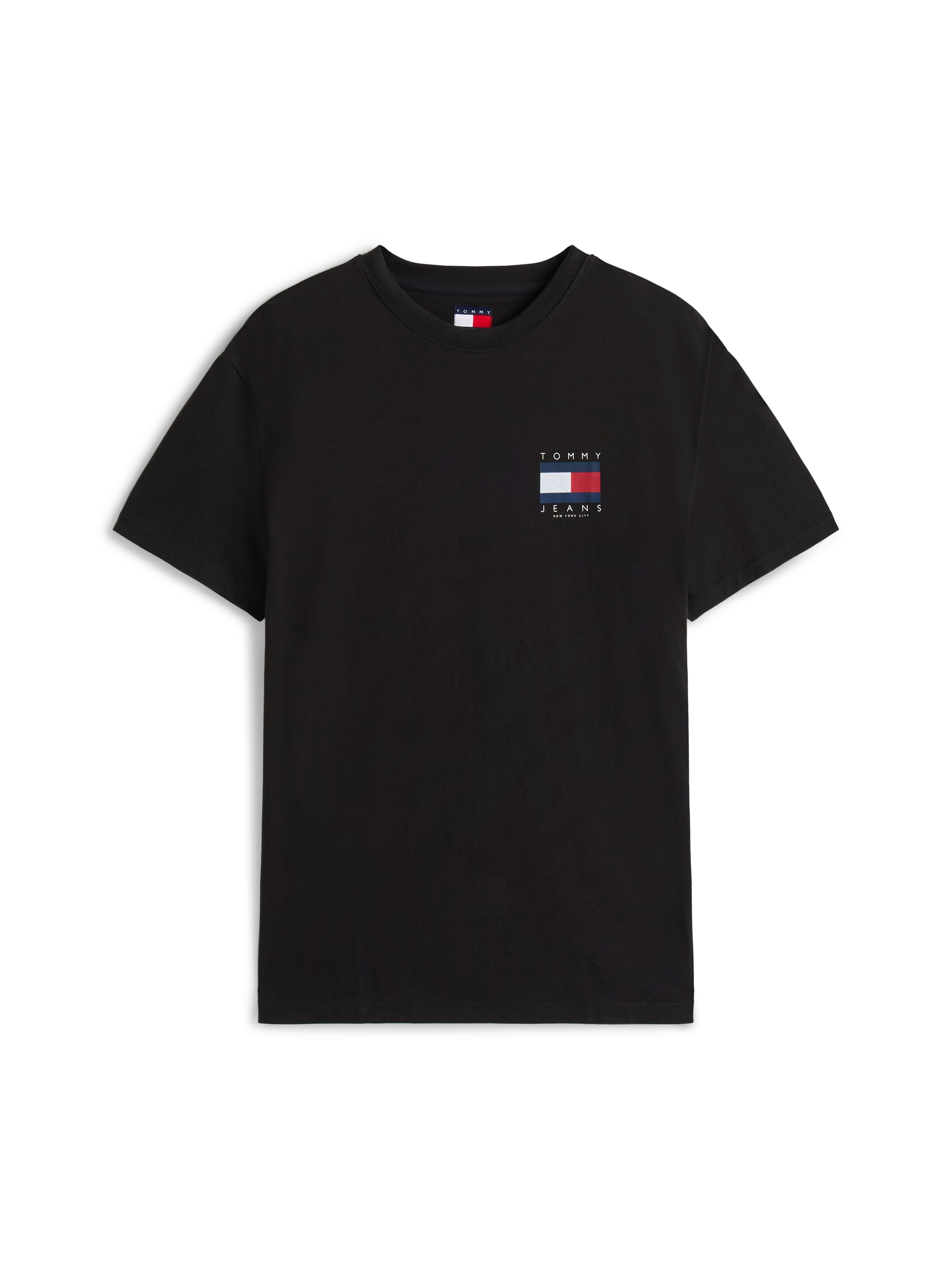 Tommy Jeans T-Shirt »TJM REG FLAG GRAPH BCKPRNT T EXT«, Mit Rundhalsausschnitt