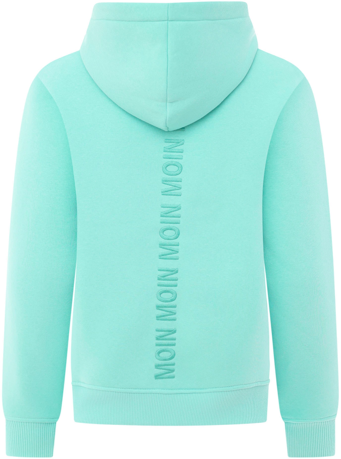 Zwillingsherz Hoodie »"Paillette MOIN"«, mit Paillettenanker und gesticktem Schriftzug