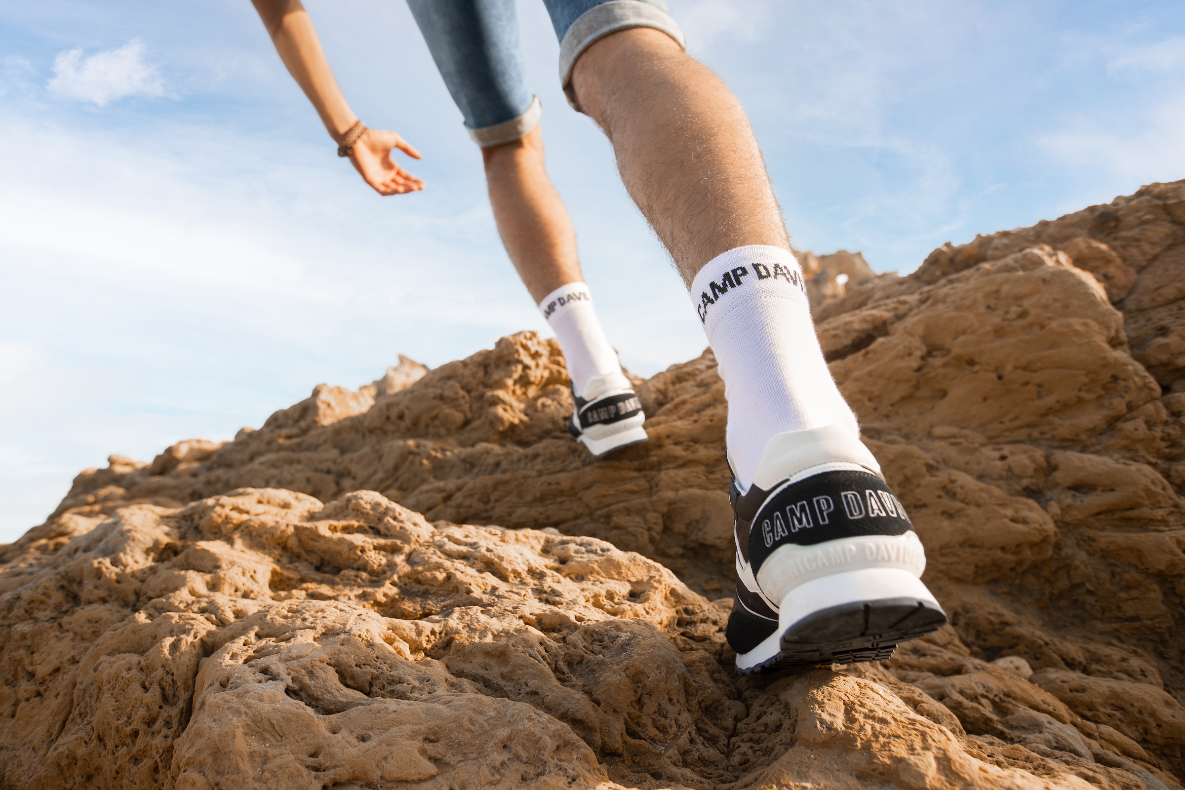CAMP DAVID Socken »mesh ventilation«, (6 Paar), Action-Mesh Belüftung