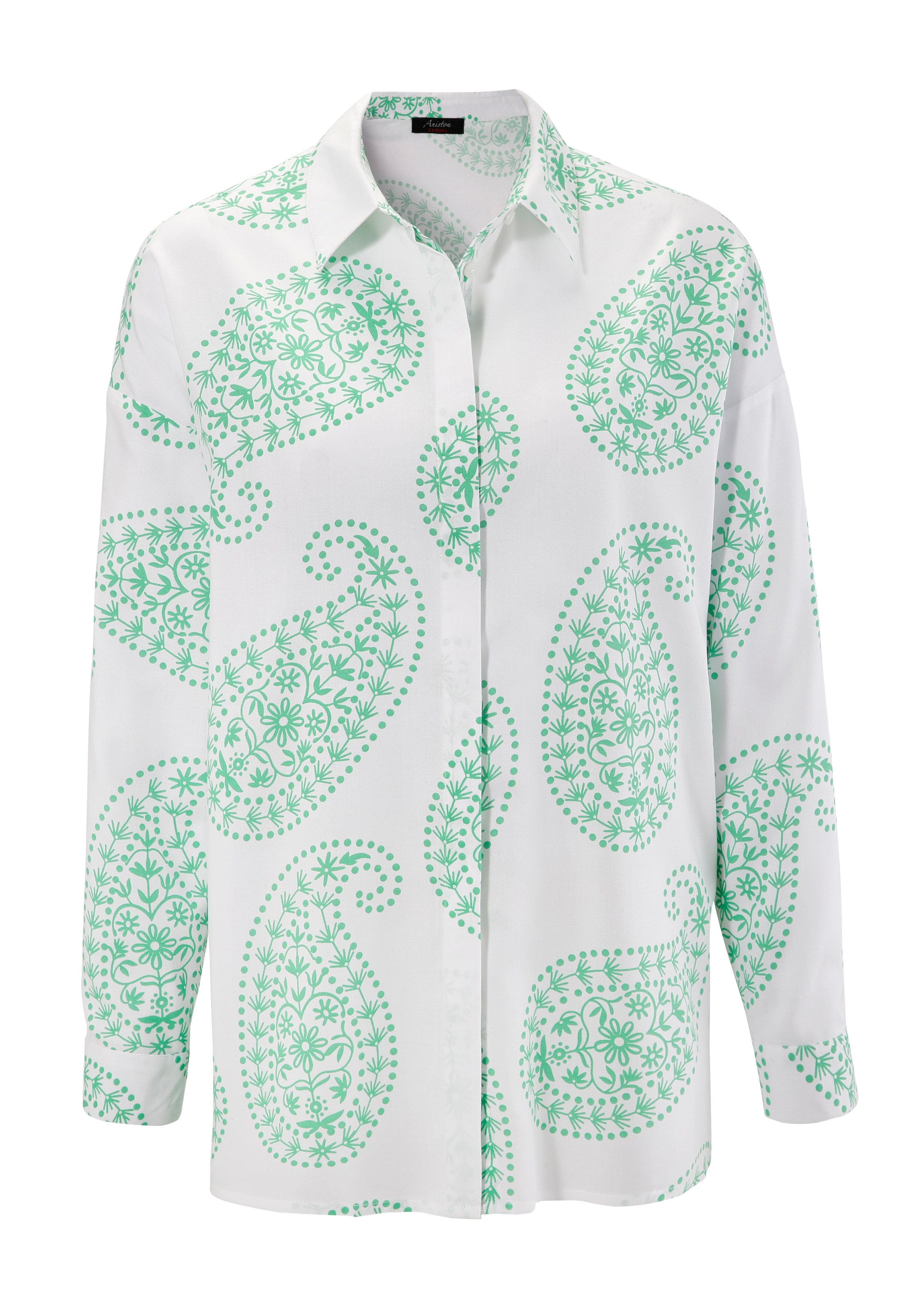 Aniston CASUAL | bestellen Paisley-Muster grossflächigem online Jelmoli-Versand Hemdbluse, mit