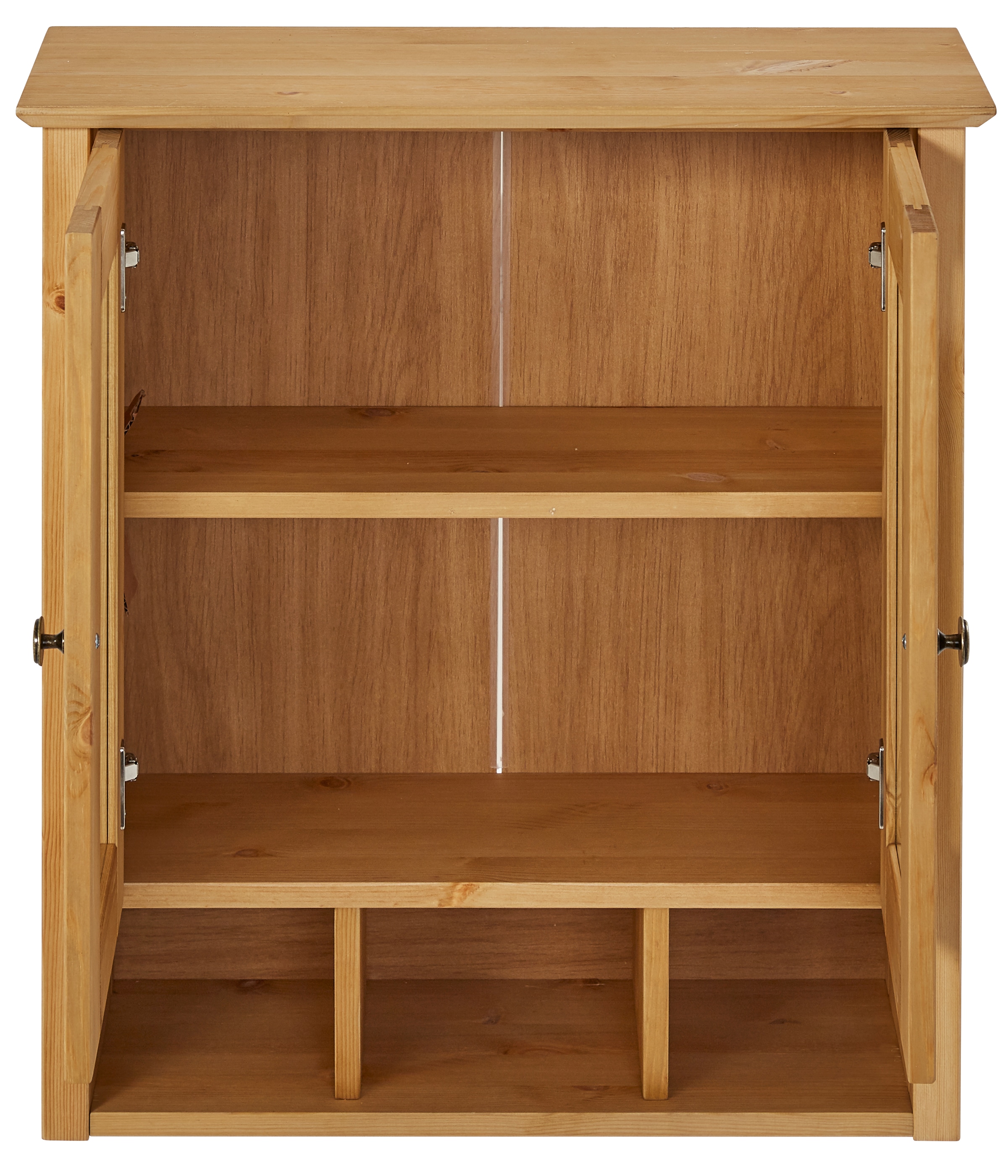 Home affaire Hängeschrank »Vili«, Badezimmerschrank, mit Glastüren, Breite 60 cm, aus Massivholz