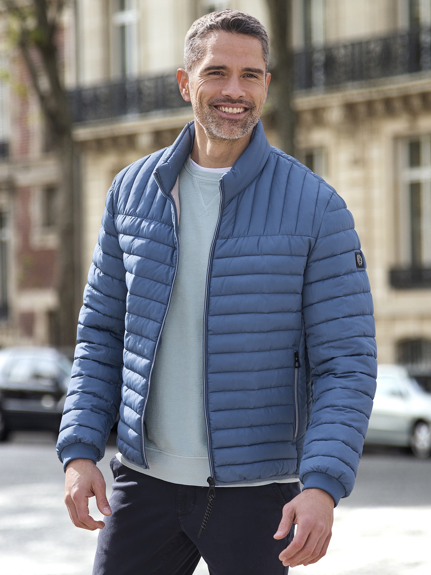 LERROS Steppjacke »LERROS Leichter Herren Steppblouson« ohne Kapuze Keine Angabe