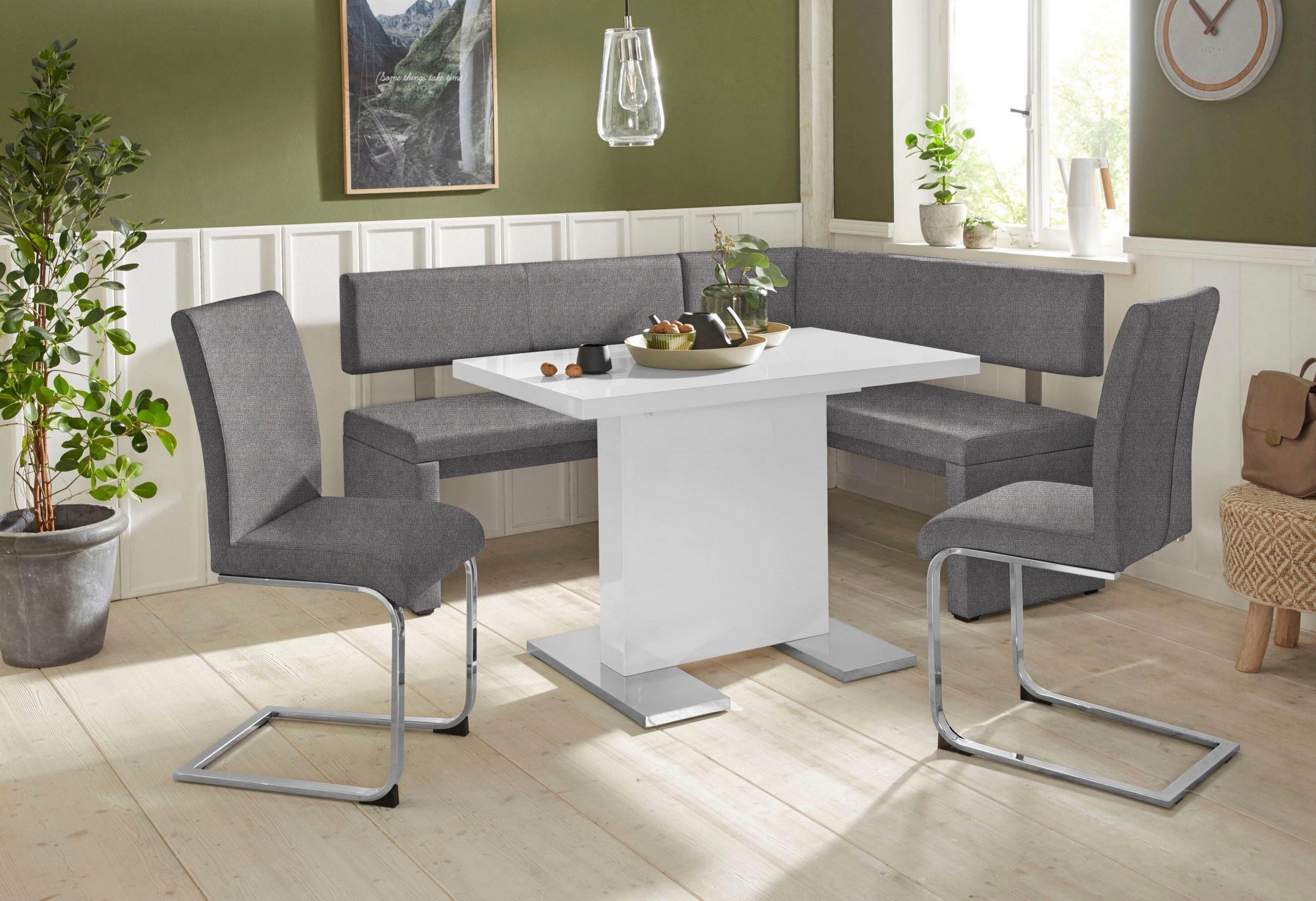 OTTO home Freischwinger "Charissa" (Set) 2 Stk.Bezug in verschiedenen Qualitäten, maximale Belastbarkeit 120 kg