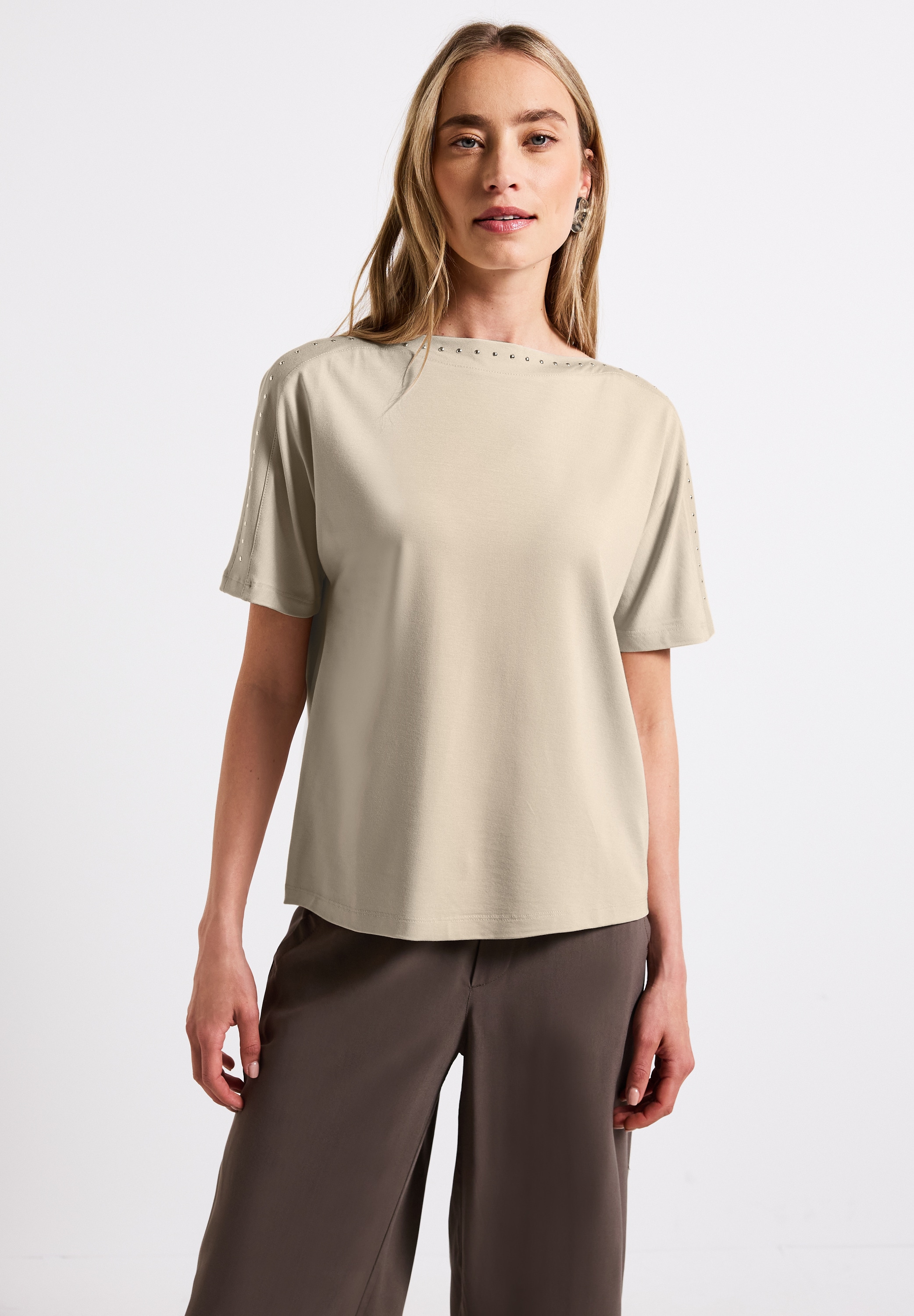 STREET ONE T-Shirt, mit Nieten