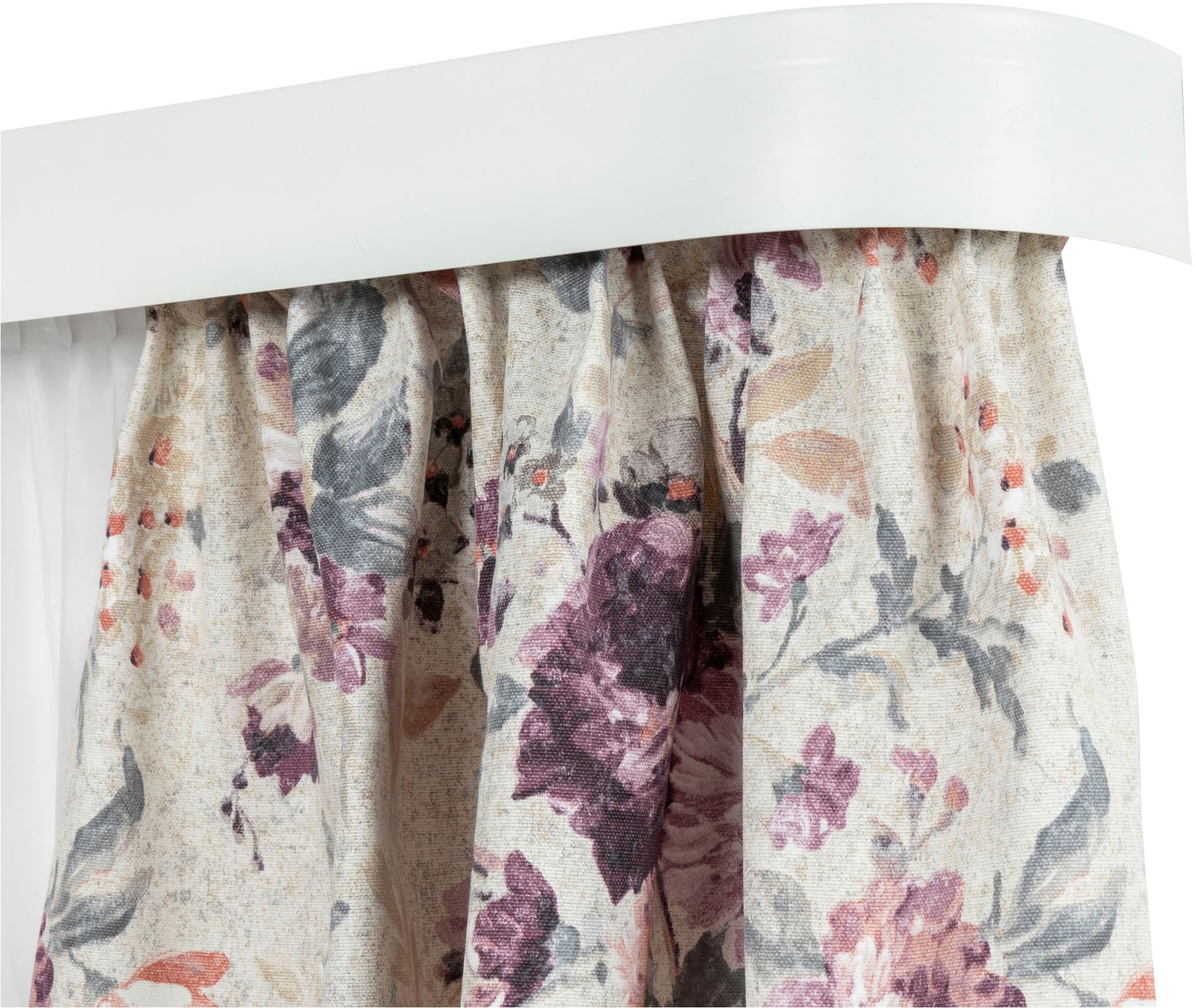 SN DECO GROUP Vorhangschiene »SH3« 3 läufig-läufig Fixmass Set 3-läufig,inkl. Rundbögen, Blende 5 cm, vorgebohrt, Innenlauf