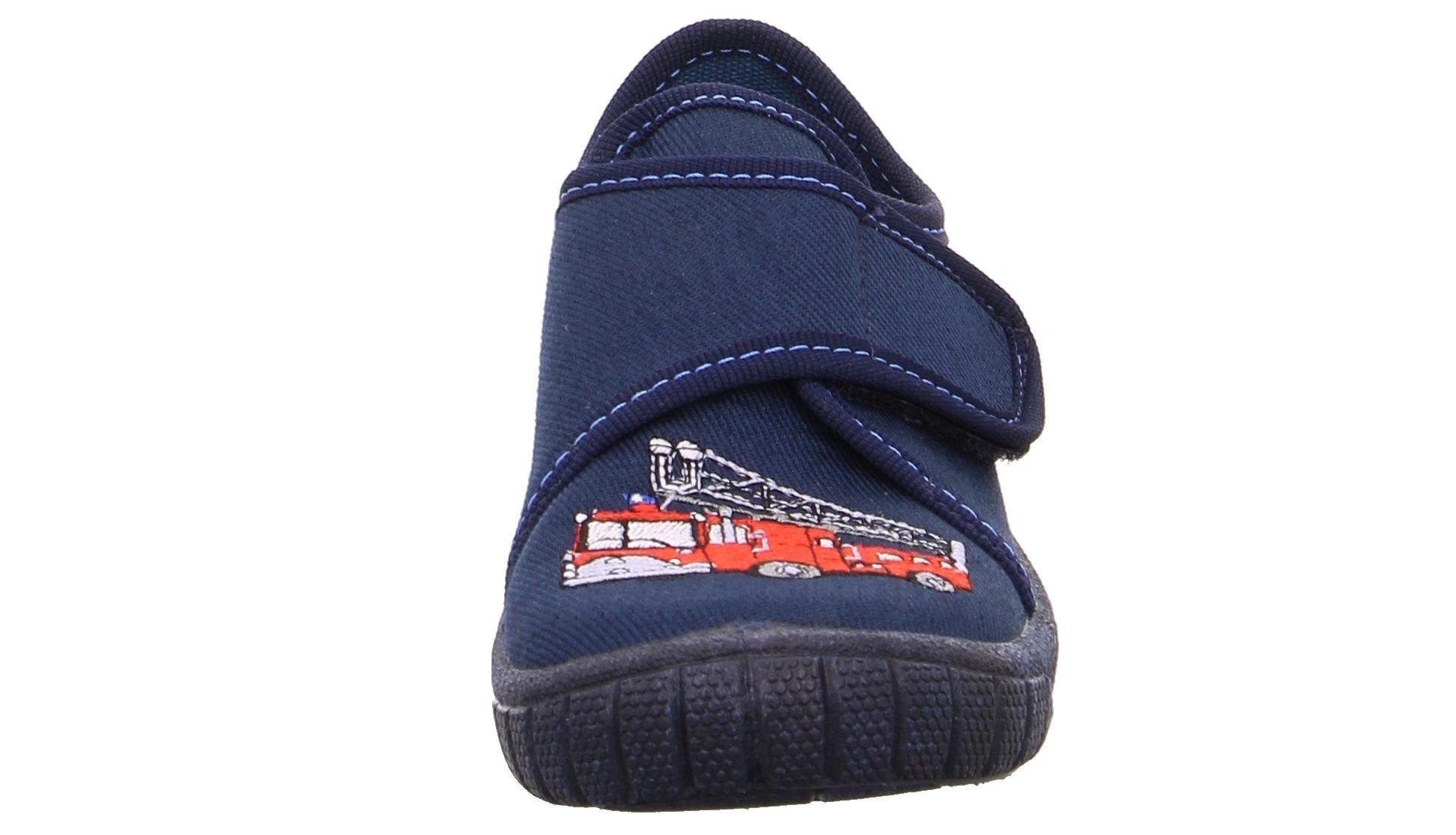 Superfit Hausschuh »Bill WMS: Mittel«, Kindergarten Schuh im Jeans-Look, Grössenschablone zum Download