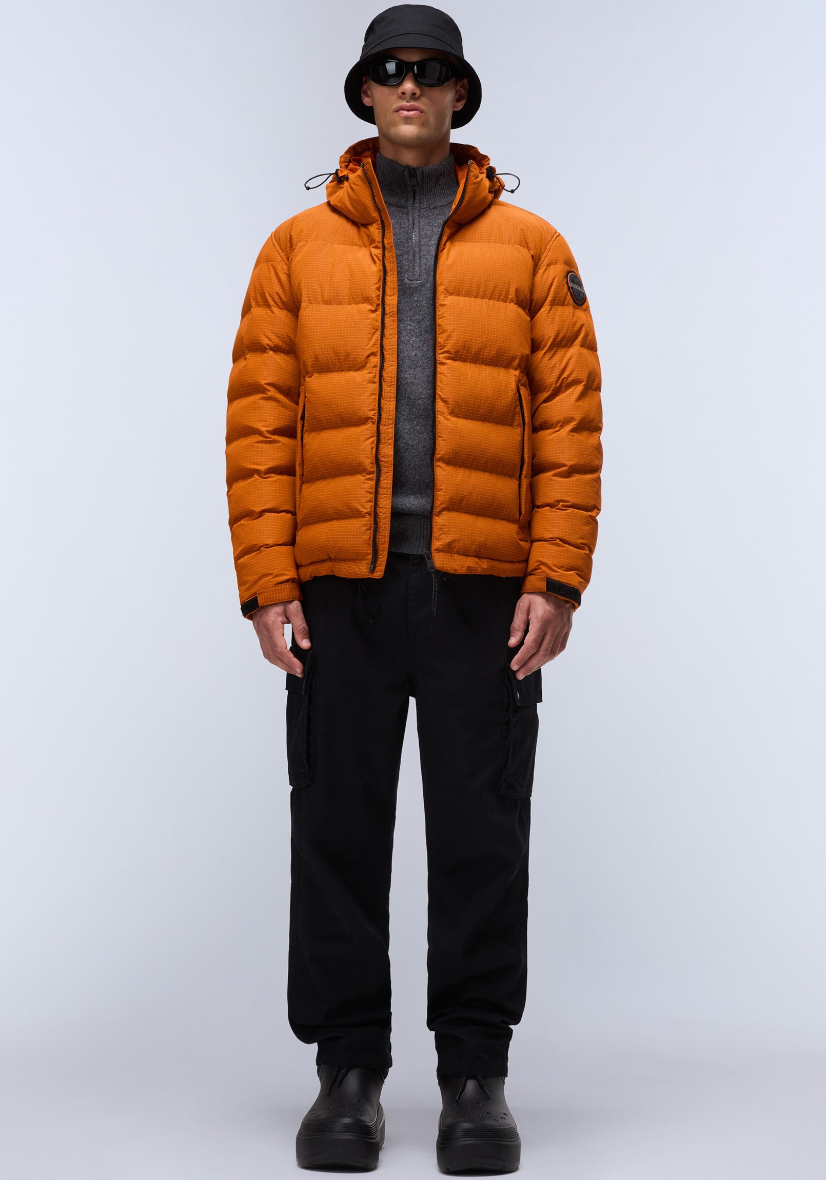 Napapijri Funktionsjacke »A-TEREZ«, mit Kapuze, Regular fit mit Kapuze mit Stehkragen