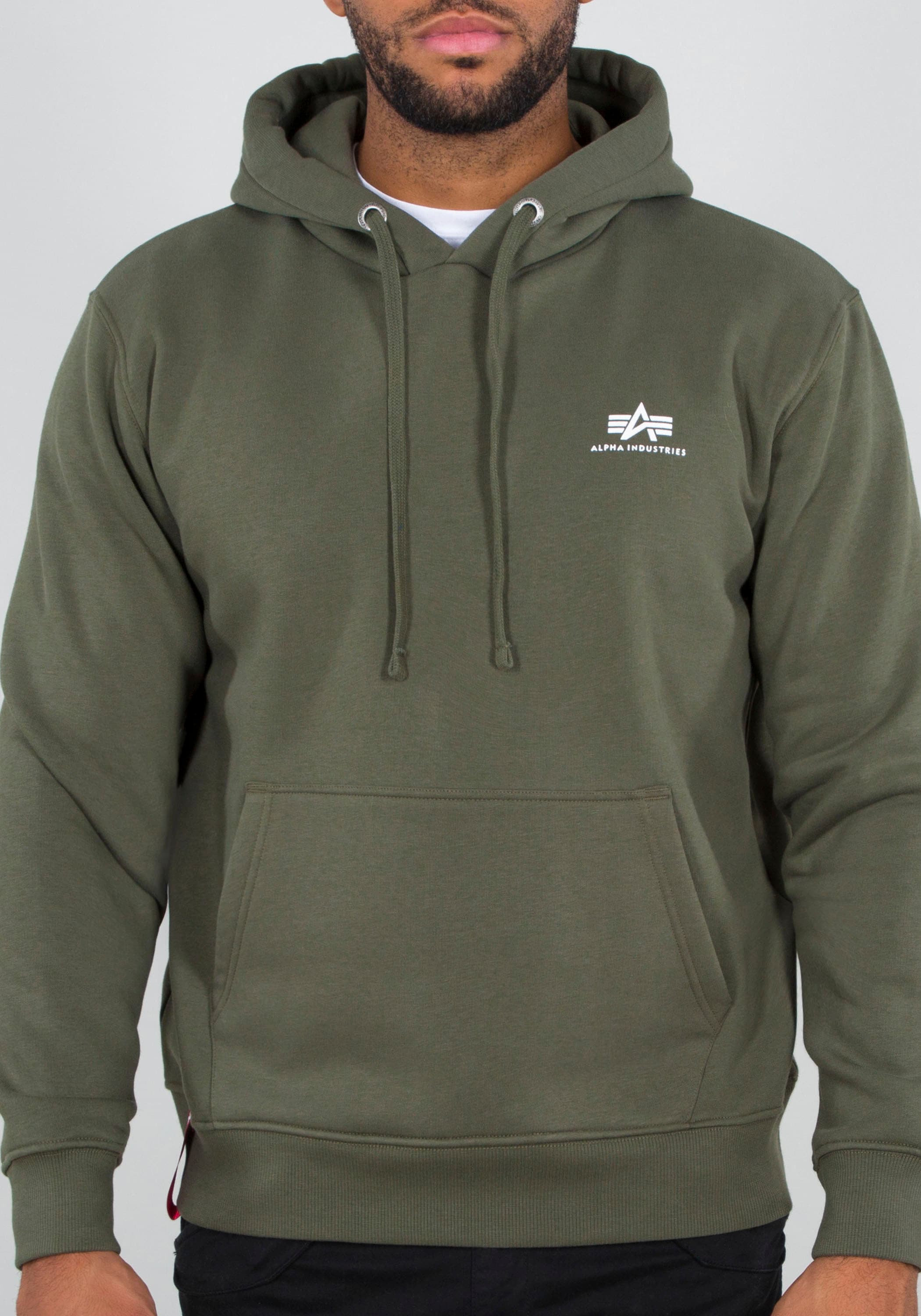Alpha Industries Kapuzensweatshirt »Hoody Small Logo«, Baumwollmischung, regular fit