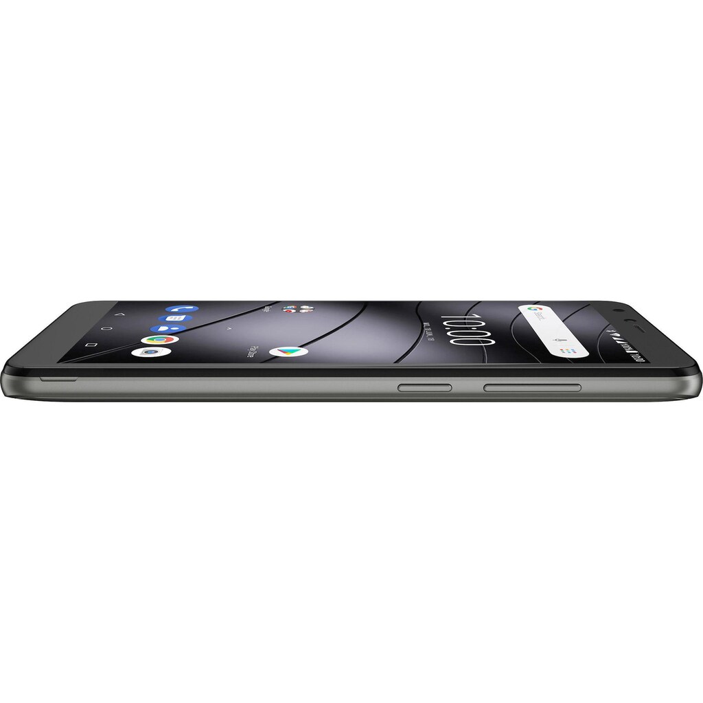 Gigaset Smartphone »GS100 Dual-SIM *inklusive Q-SIM 1GB Zone Global*«, grau, 13,97 cm/5,5 Zoll, 8 GB Speicherplatz, 8 MP Kamera