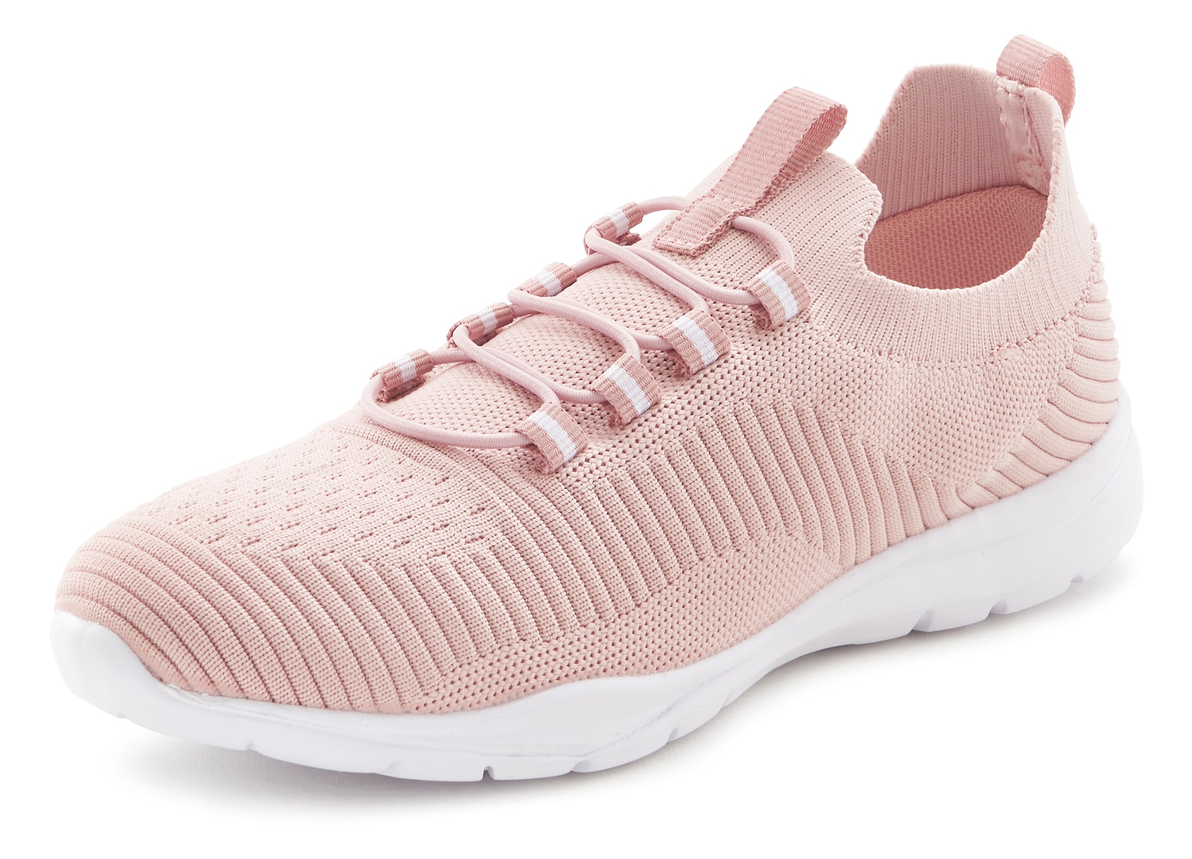 LASCANA Sneaker, Slip In´s, Freizeitschuh, Halbschuh superleicht aus Textil VEGAN