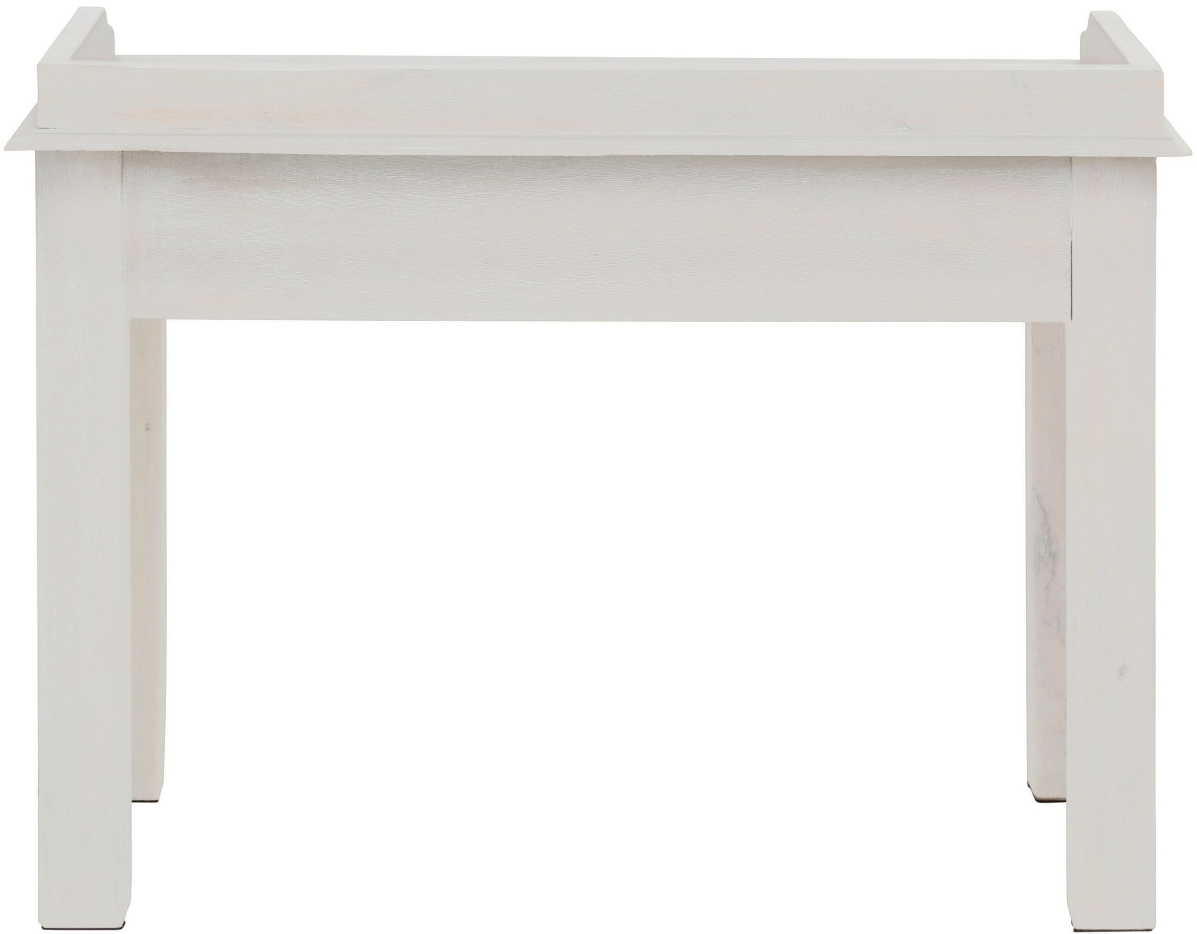 Home affaire Schreibtisch »Lavin«, Mangoholz, mit dekorativen Schnitzereien, Handgefertigt, Breite 111 cm