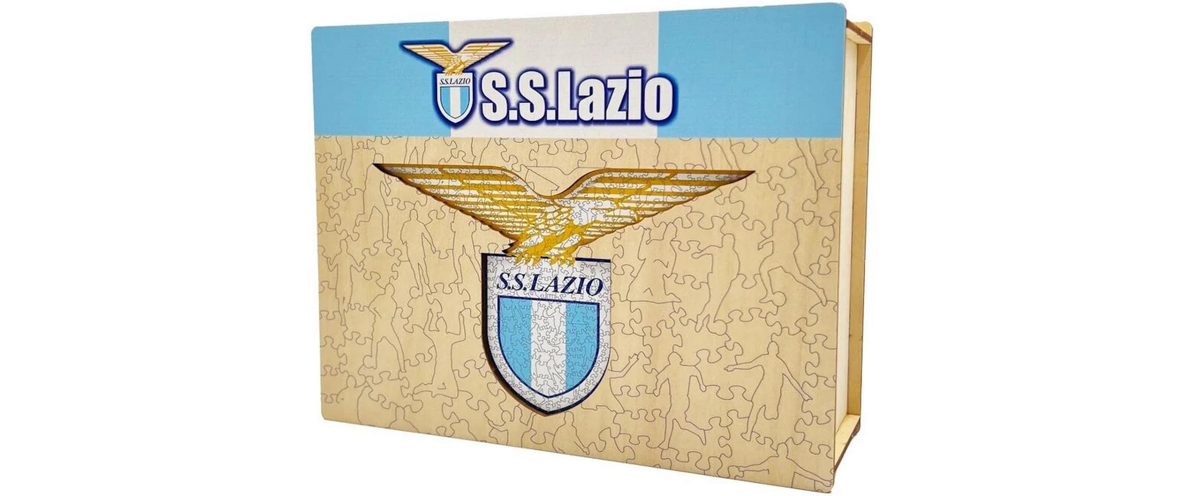 Puzzle »Iconic SS Lazio – Logo«, Holzart: Birke (Herkunftsland: China)