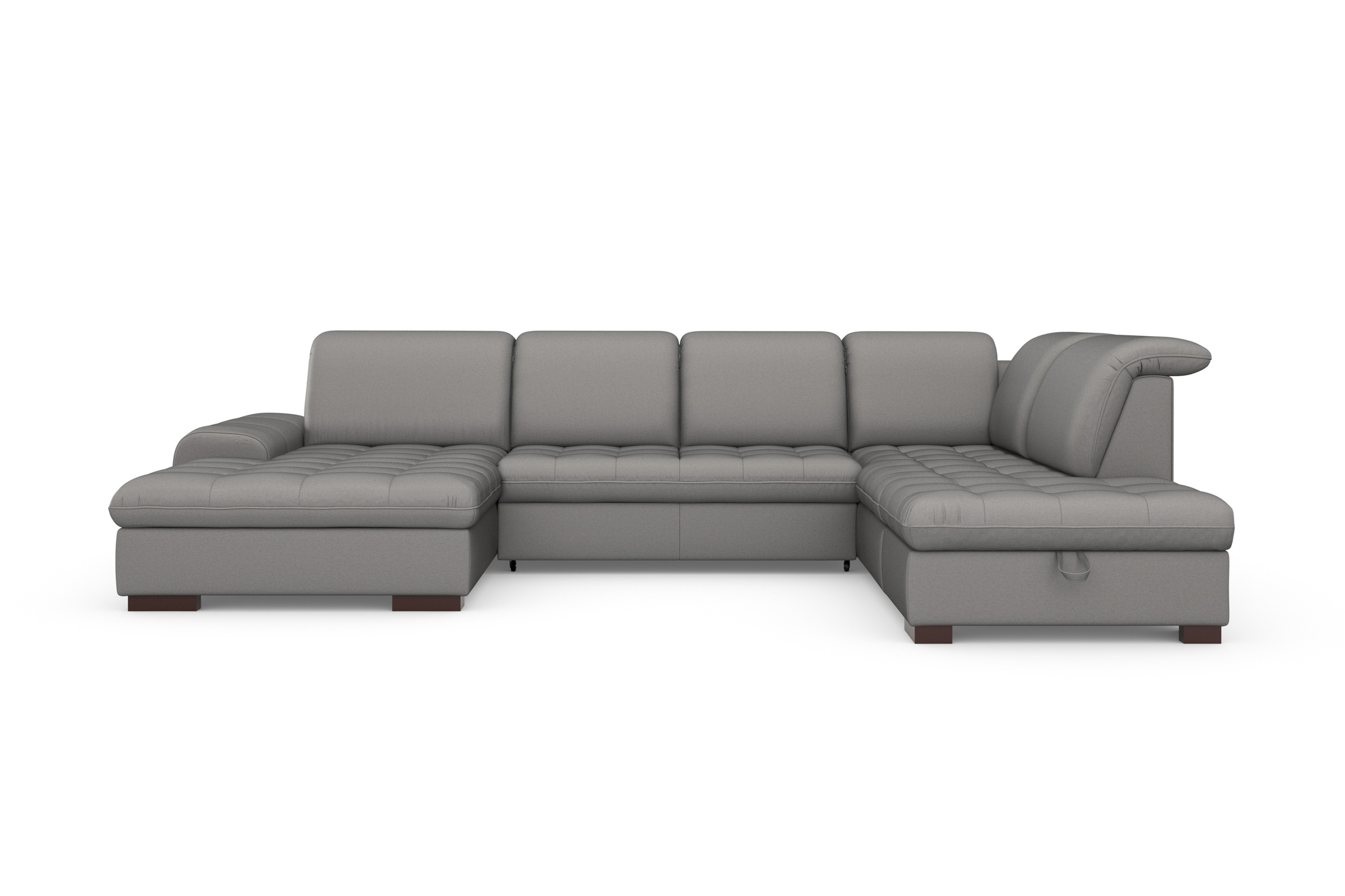 sit&more Wohnlandschaft »Luxor U-Form«, wahlweise mit Bettfunktion, Bettkasten und Kopfteilverstellung