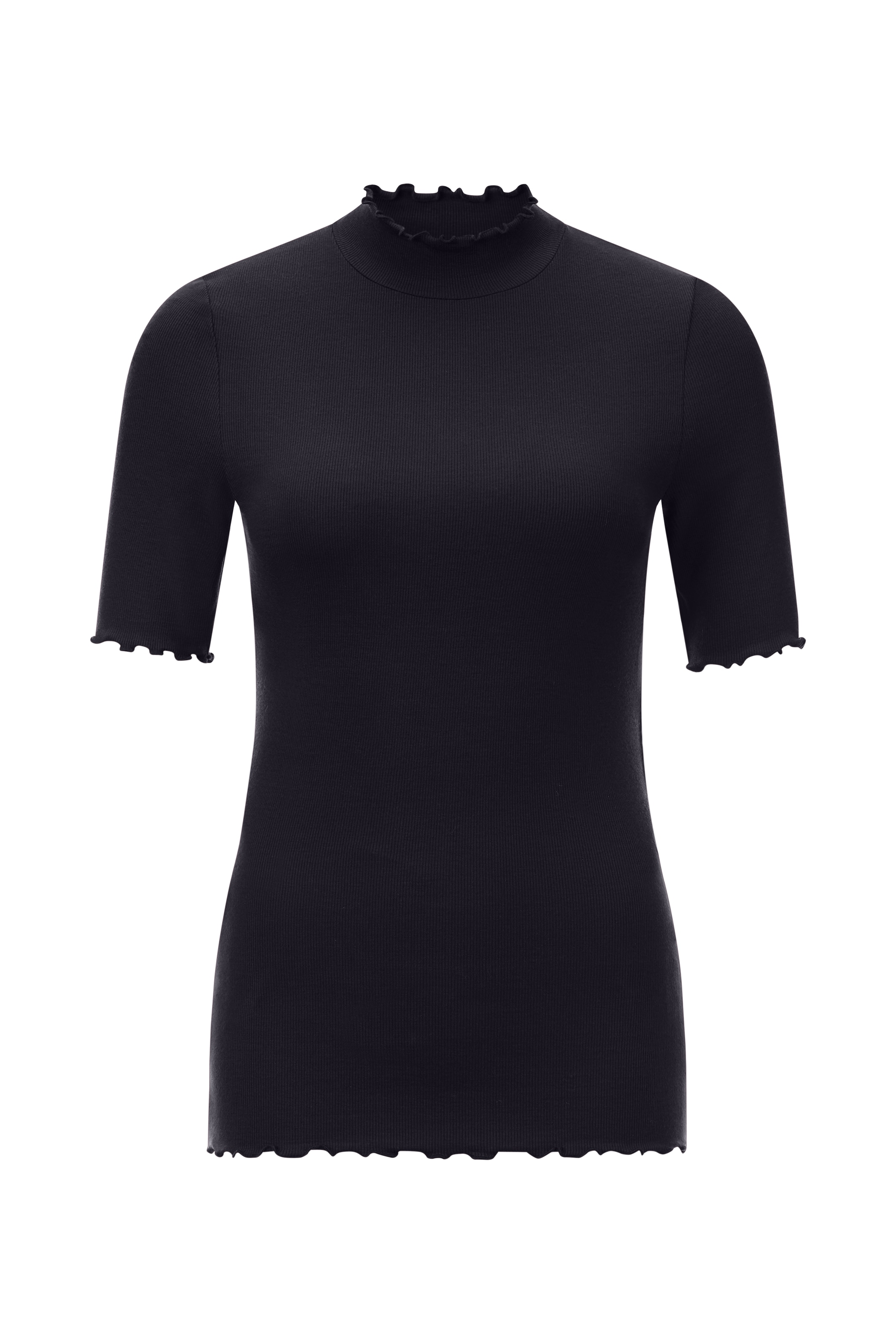 RICHROYAL Rollkragenshirt, mit gewellten Kanten