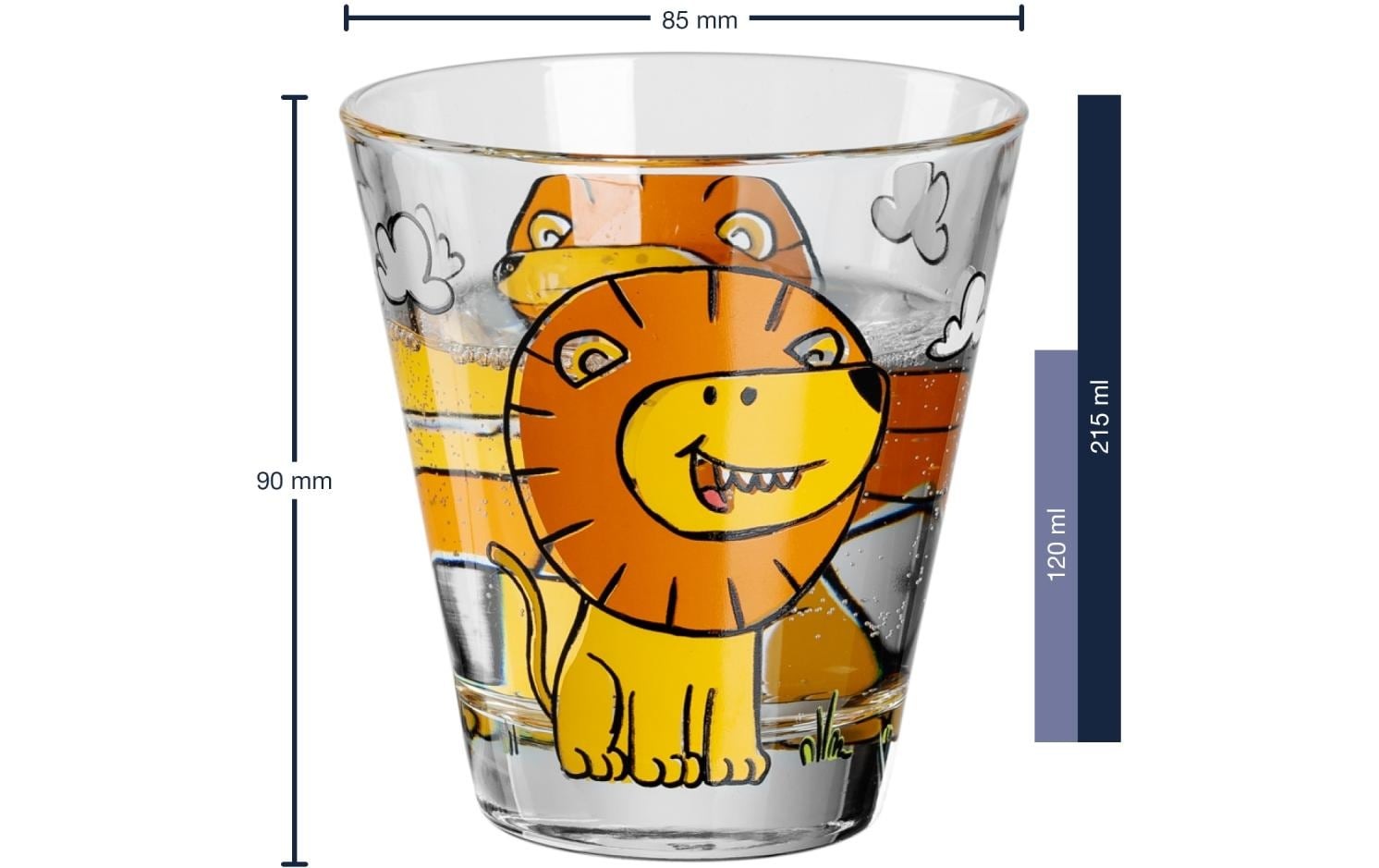 LEONARDO Tasse »Bambini Löwe 215 ml 6 Stück«