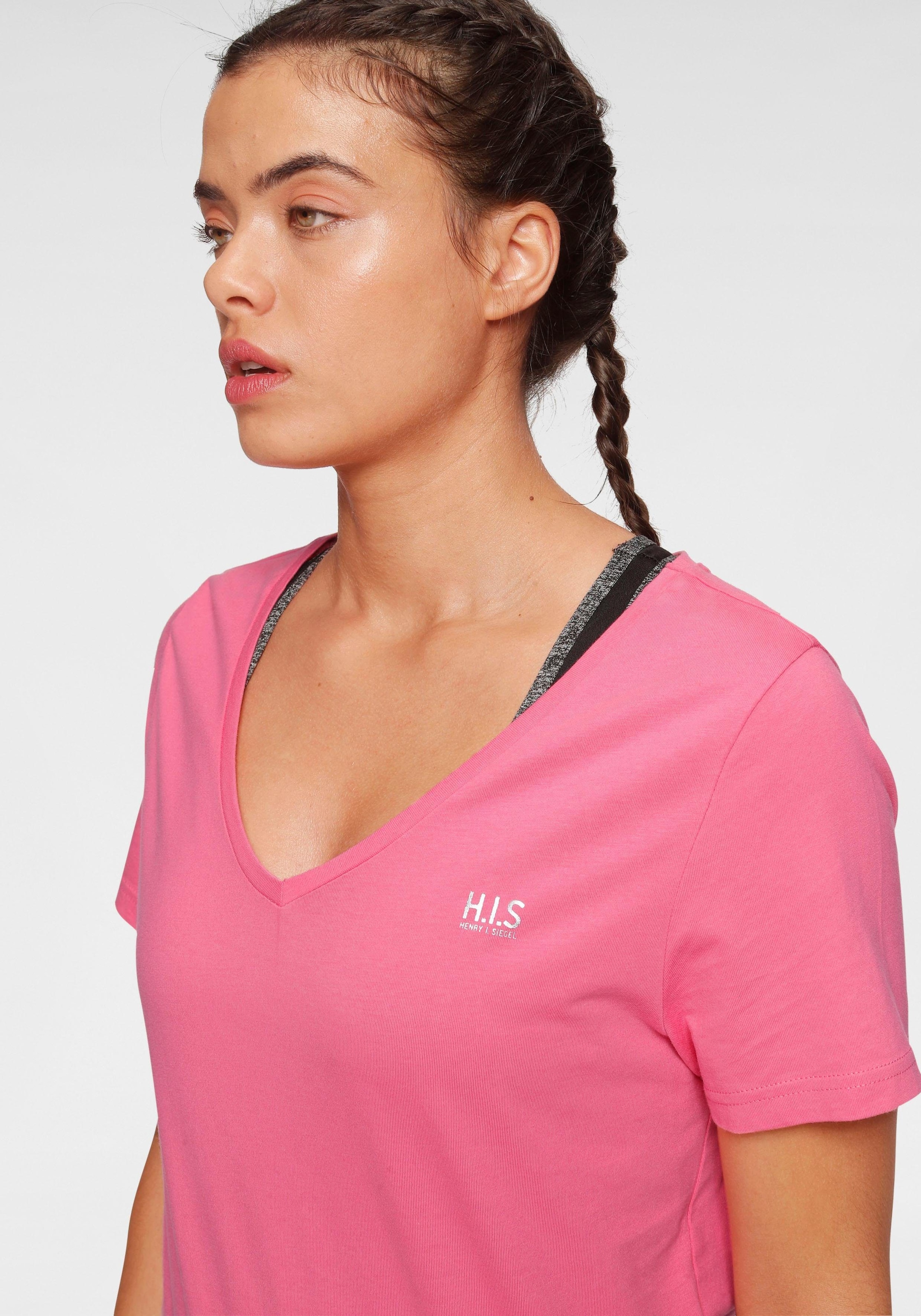 H.I.S T-Shirt »Essential-Basics«, (Spar-Set, 3er-Pack), Grosse Grössen