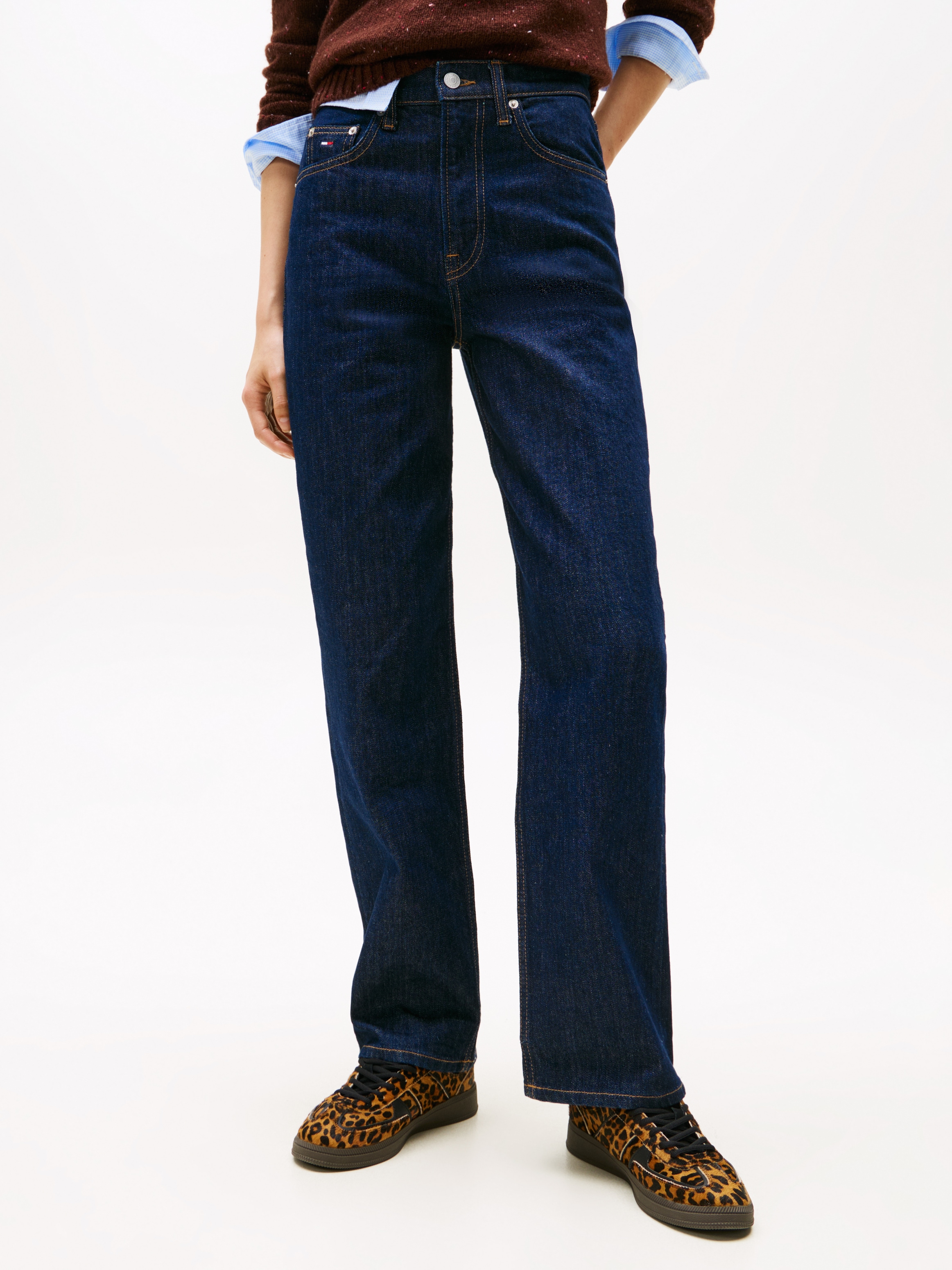 Tommy Jeans Straight-Jeans »LAYLA HR SLIM STR« in Knöchellänge