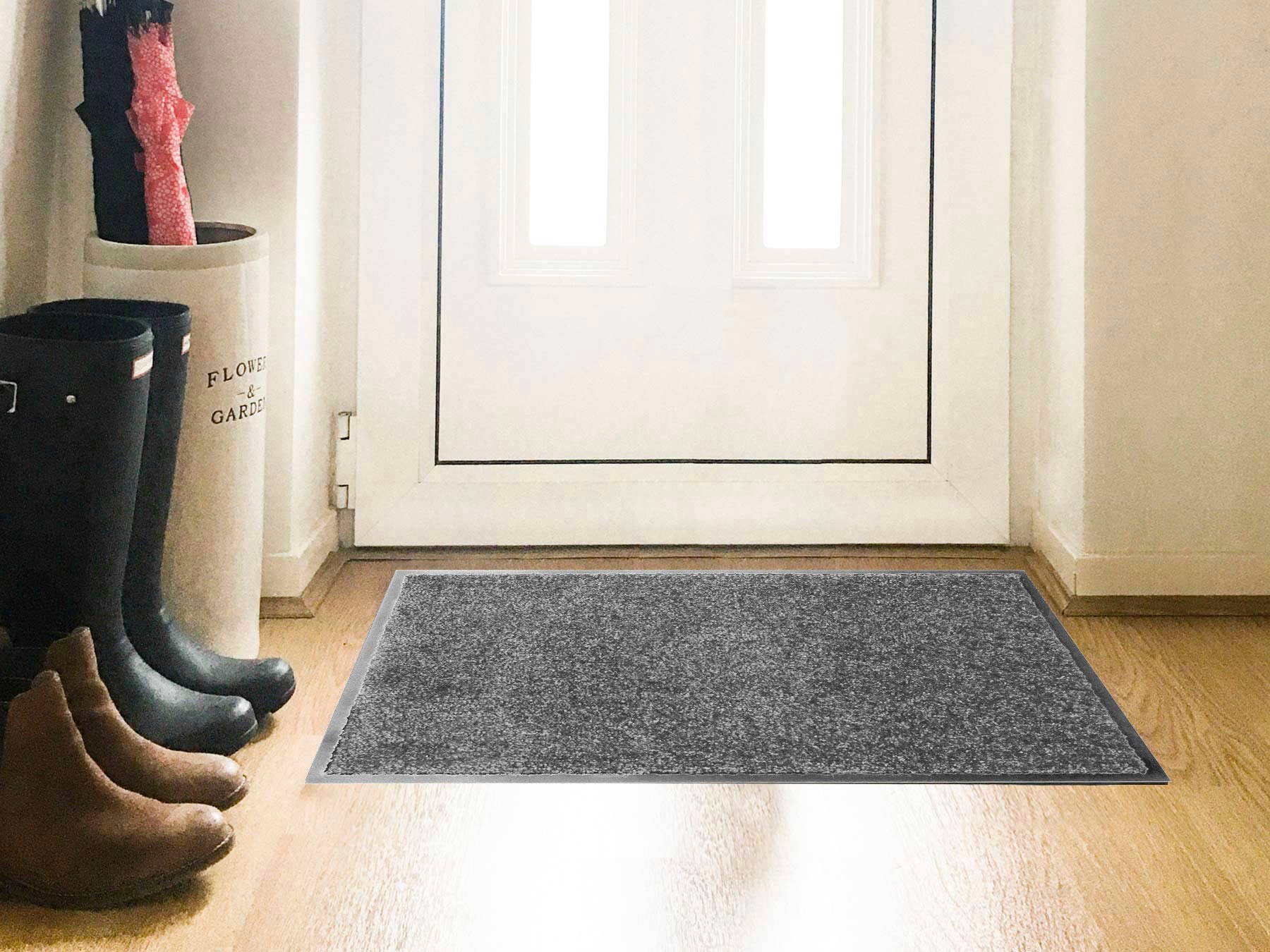 Primaflor-Ideen in Textil Fussmatte »Schmutzfangmatte CLEAN PRO, Made in Belgium«, rechteckig, 8 mm Höhe, Uni-Farben, UV-beständig, strapazierfähig, waschbar