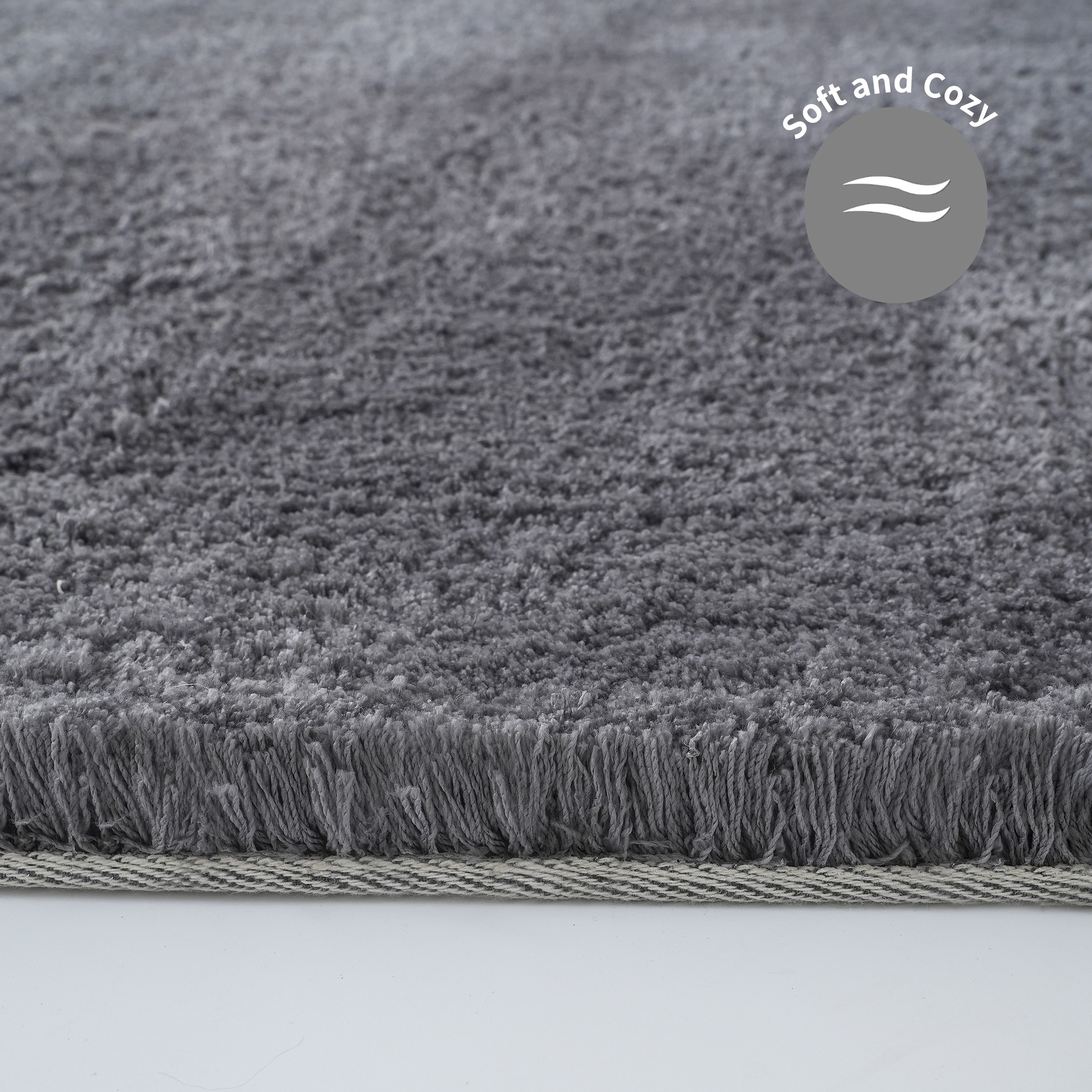 my home Hochflor-Teppich »Microfaser Teppich Magong, besonders weich, sehr feiner Flor«, rechteckig, 25 mm Höhe, uni, Wohnzimmer, Schlafzimmer, Kinderzimmer, auch rund und als Läufer