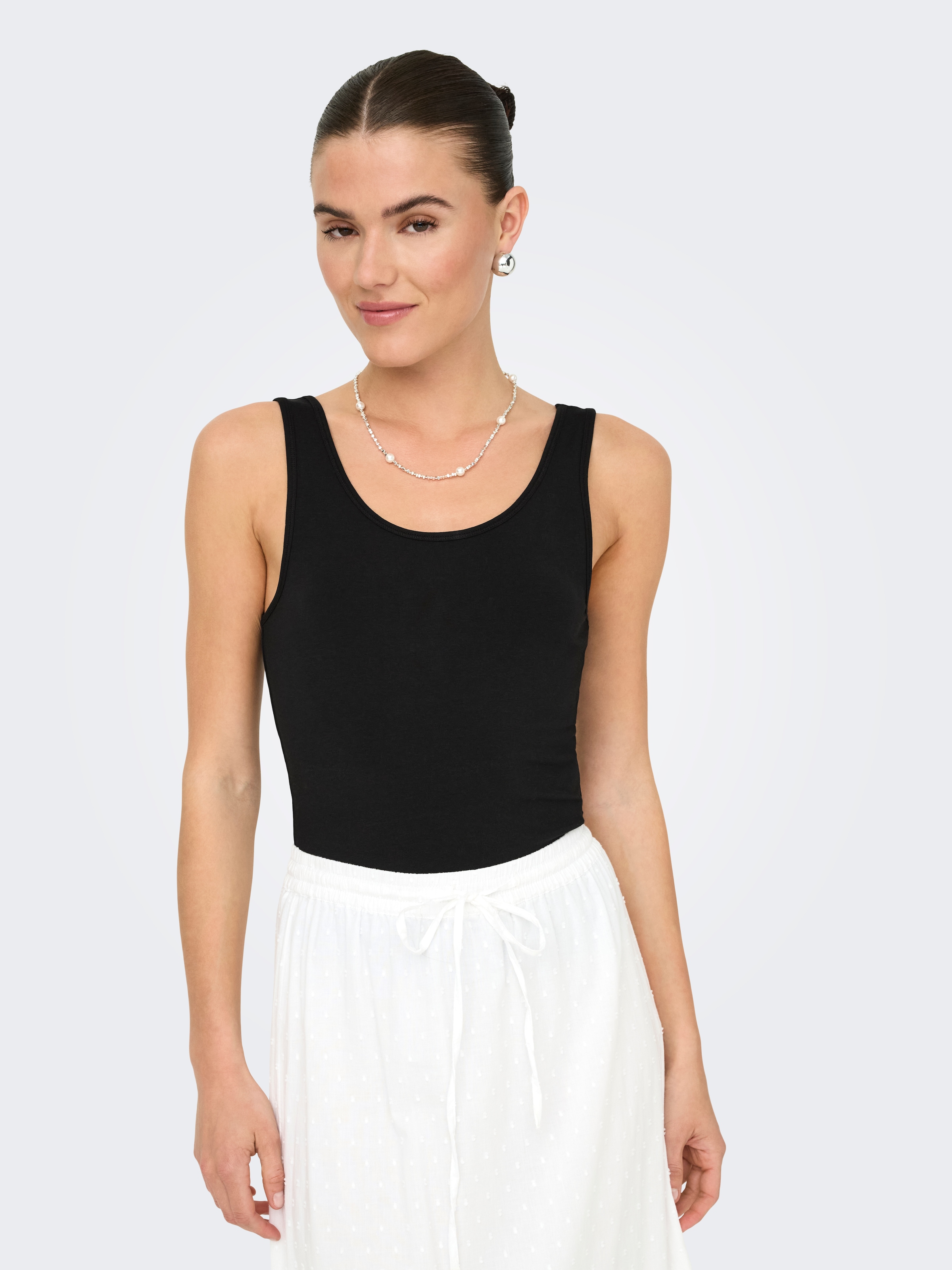 ONLY Tanktop »ONLLIVE LOVE S/L TANK TOP 2-PACK CS JRS«, (Packung, 2er-Pack)