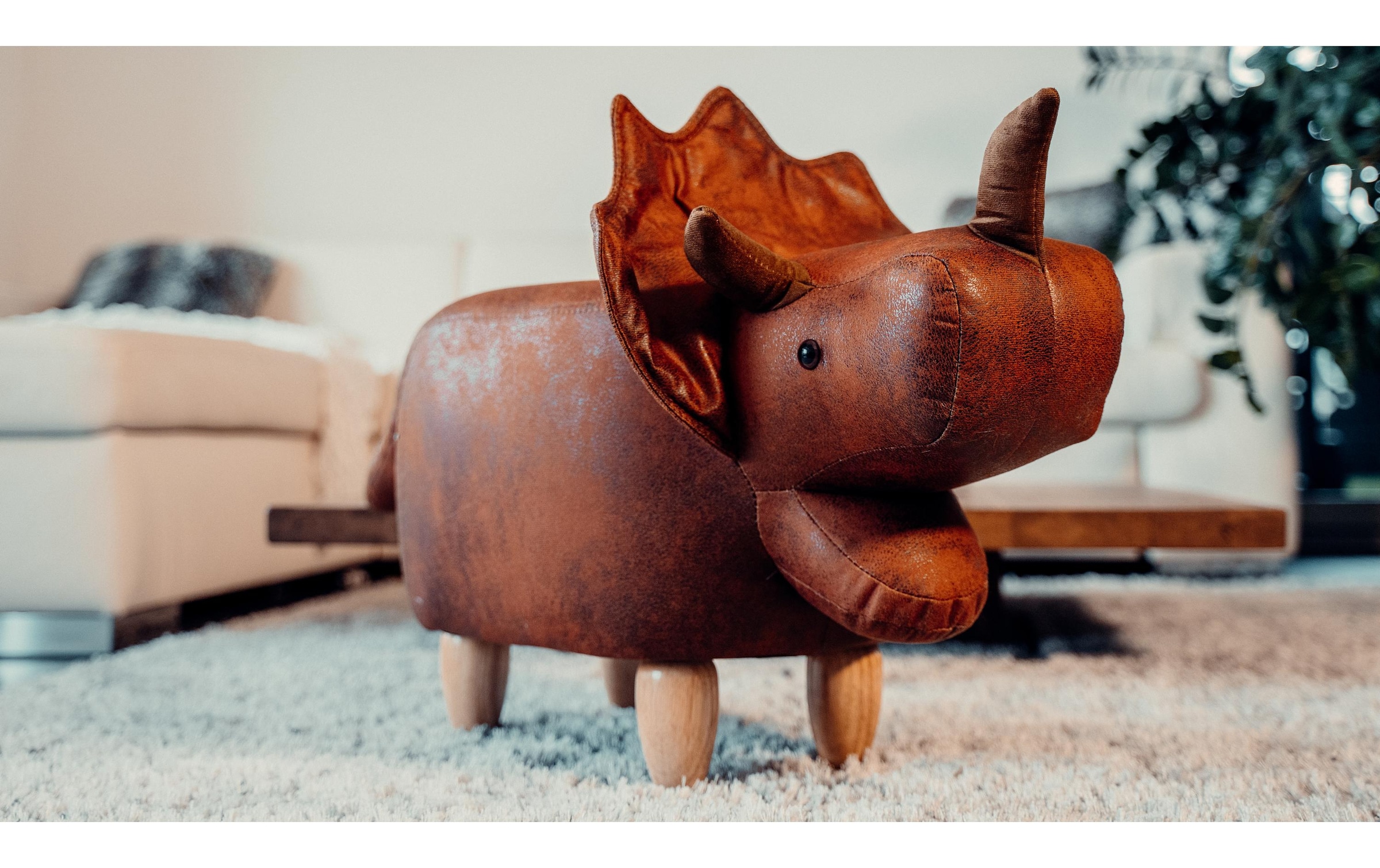 Hocker »zoosy Dino Bolle Braun«