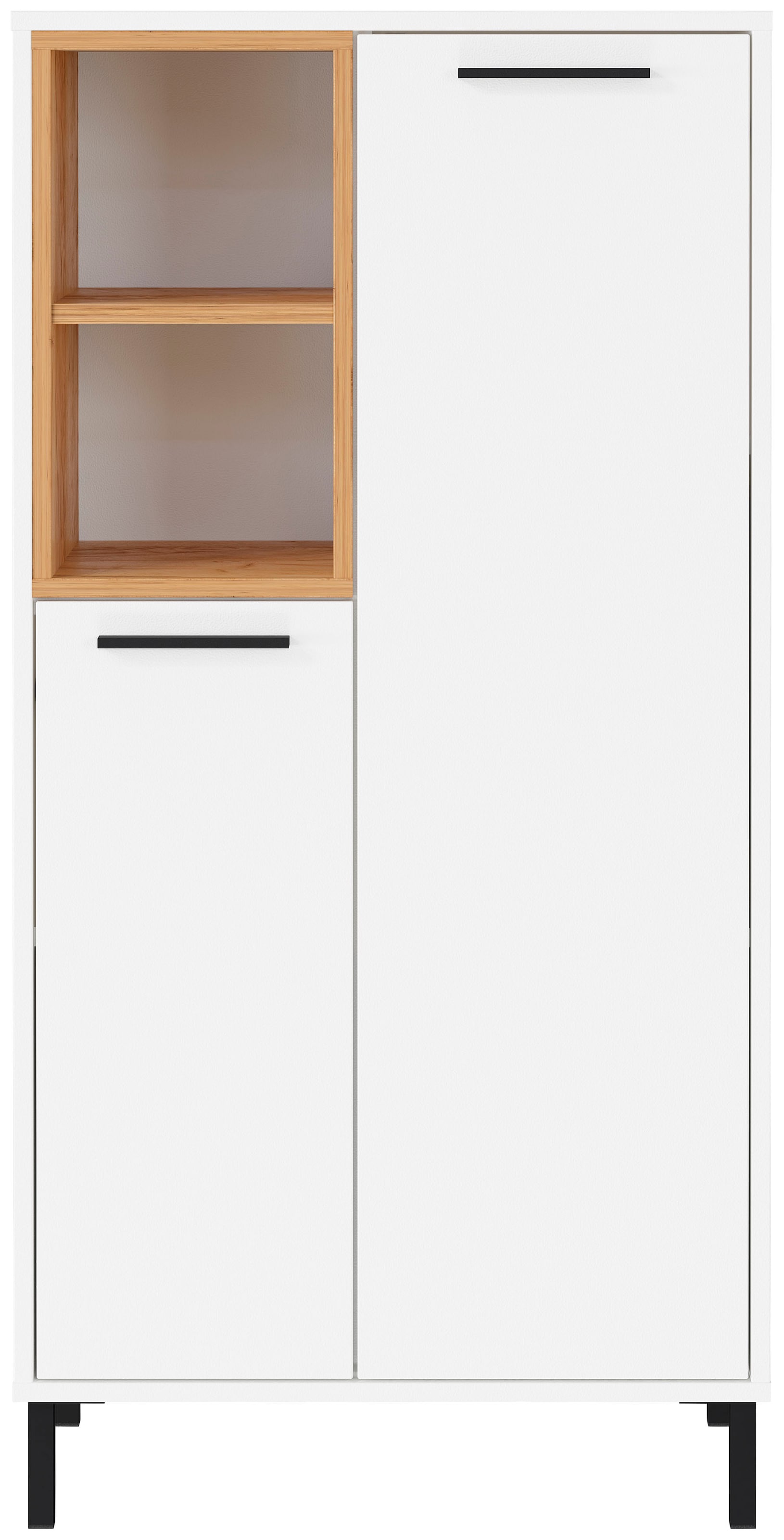 GERMANIA Midischrank »Loria«, mit verstellbaren Schublade | Jelmoli-Versand kaufen und Einlegeboden Badmöbel offenen Fächern, online