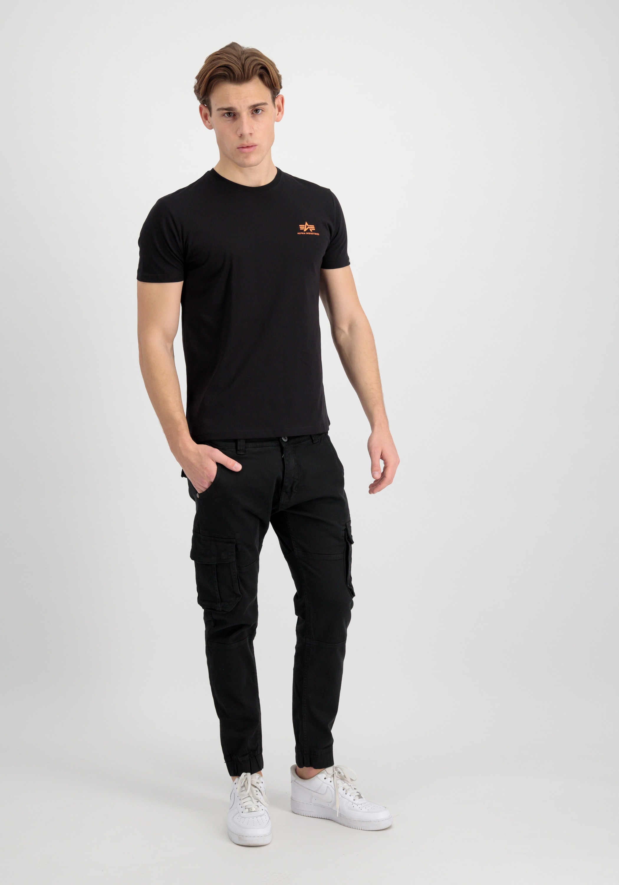 Alpha Industries T-Shirt »Alpha Industries Men - T-Shirts Backprint T Reflective Print«