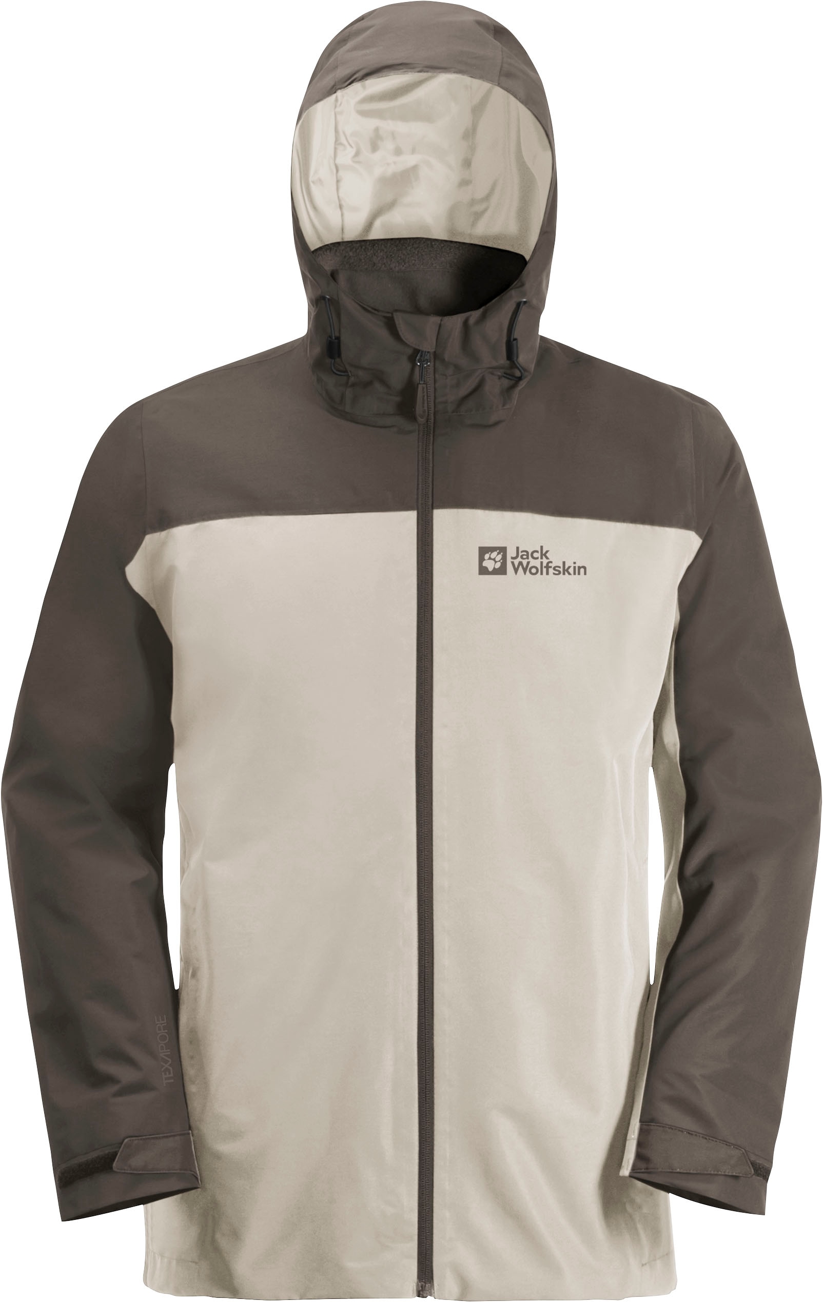 Jack Wolfskin 3-in-1-Funktionsjacke »TAUBENBERG 3IN1 JKT M«, mit Kapuze, Wasserabweisenden Reissverschlüssen, Wasserdicht, Atmungsaktiv