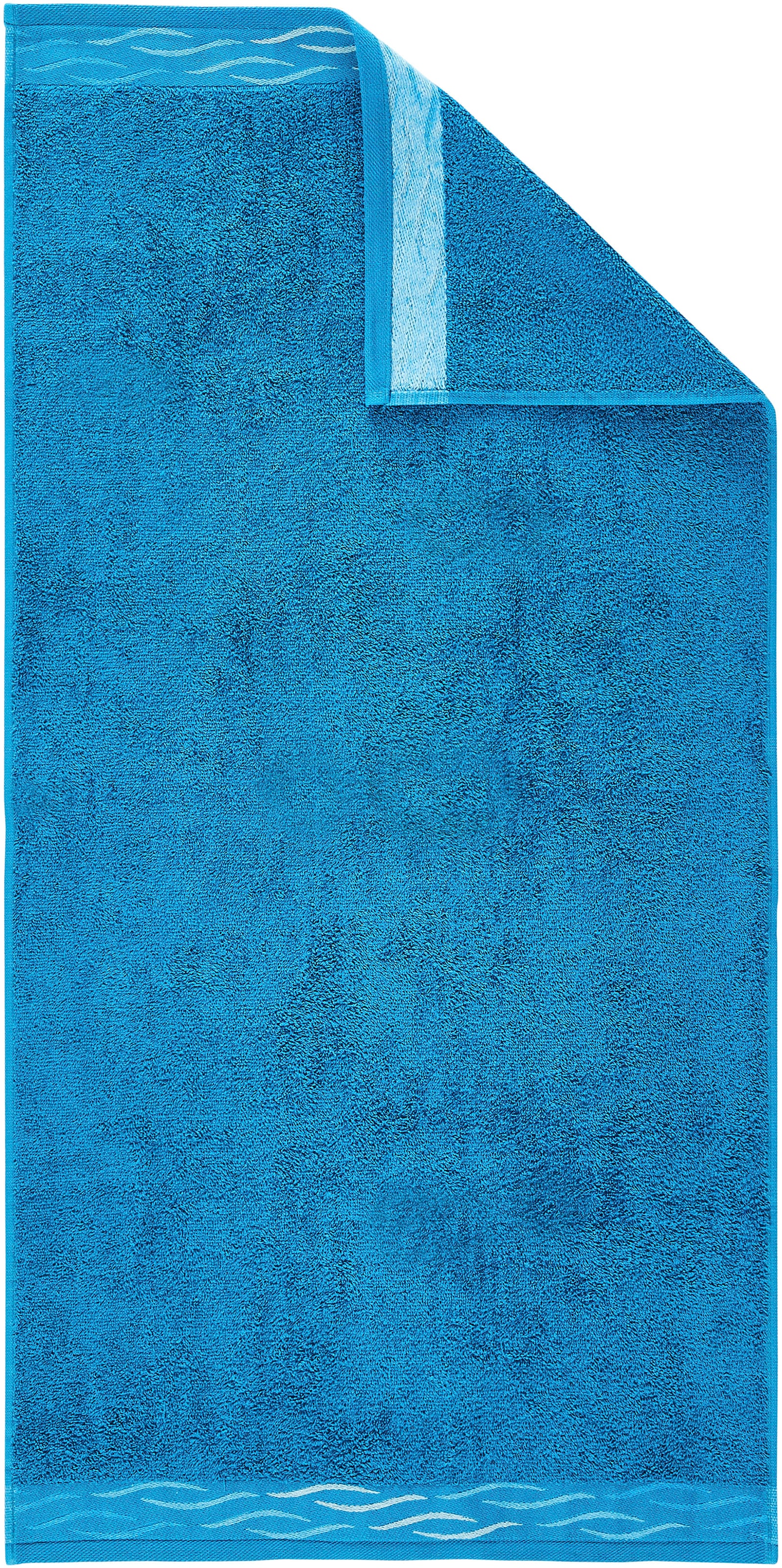 Dyckhoff Duschtuch »Wave«, (Set, 1 St.), mit Jacquard-Bordüre