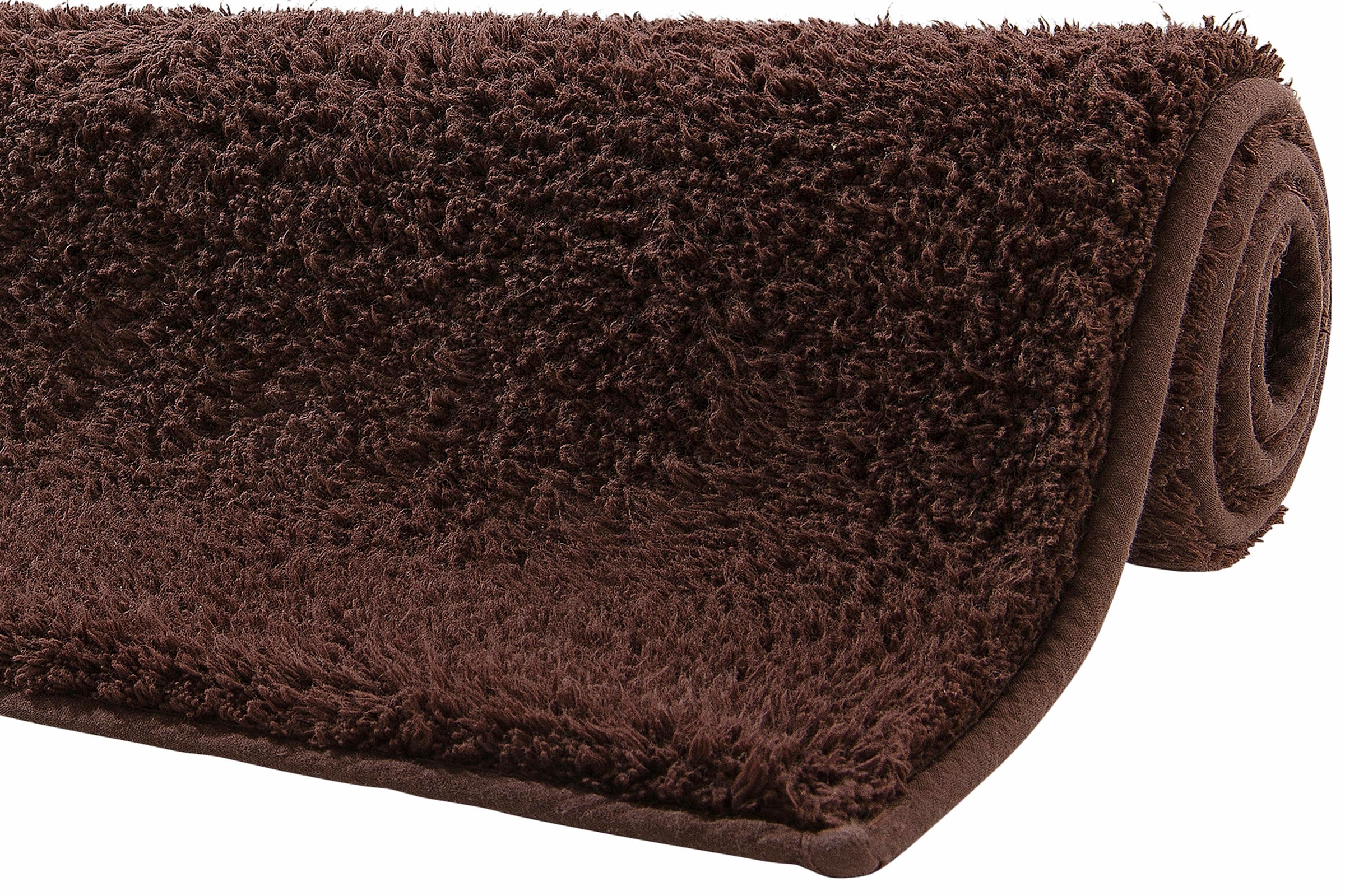 my home Badematte »Maren, Badvorleger, Badezimmer Teppich«, rutschhemmend beschichtet, fussbodenheizungsgeeignet, Bio-Baumwolle, Badteppich, Badematten auch als 3 teiliges Set