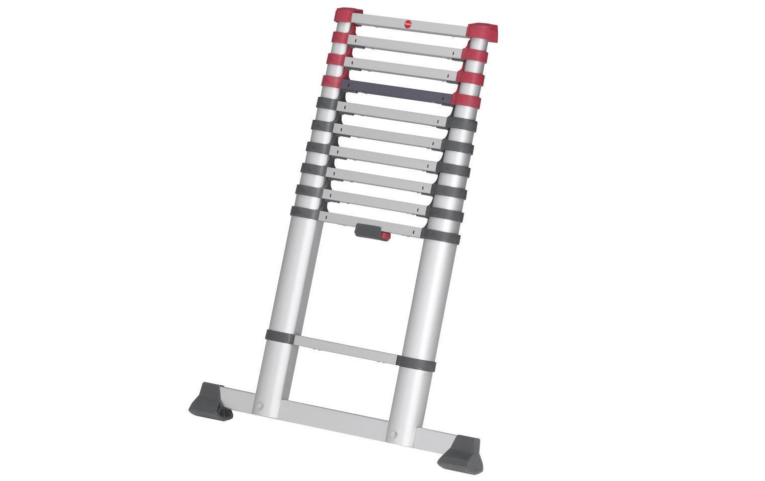 Hailo Anlegeleiter »T80 Flexline 320 11 Stufen«, Aluminium Sicherheits-Teleskopleiter