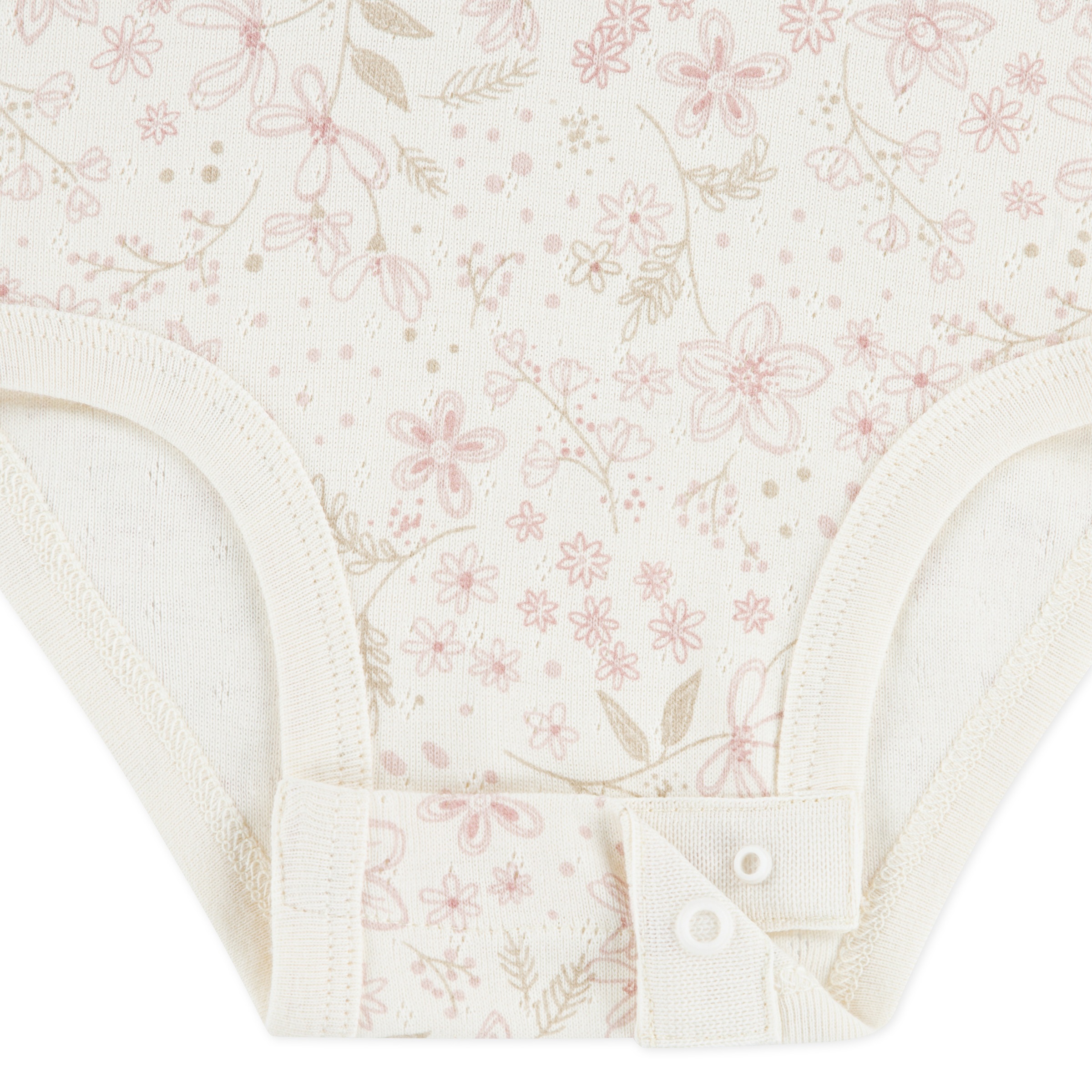 HUGGIES babywear Body & Hose »HUGG BODYSUIT PANT ATTACHMENT«, & Stirnband mit Blümchenmotiv