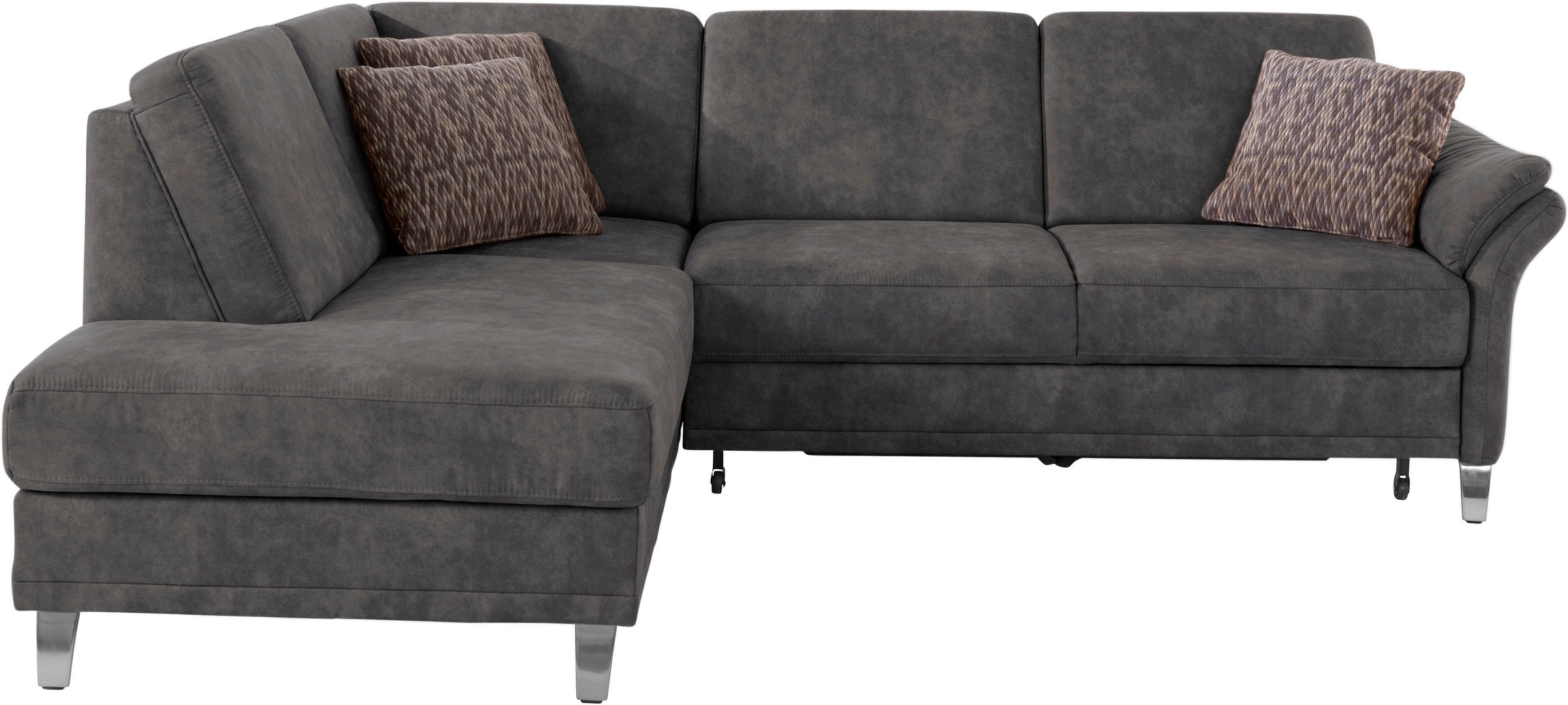 sit&more Ecksofa »Clio L-Form«, wahlweise mit Bettfunktion und Bettkasten, inklusive Federkern