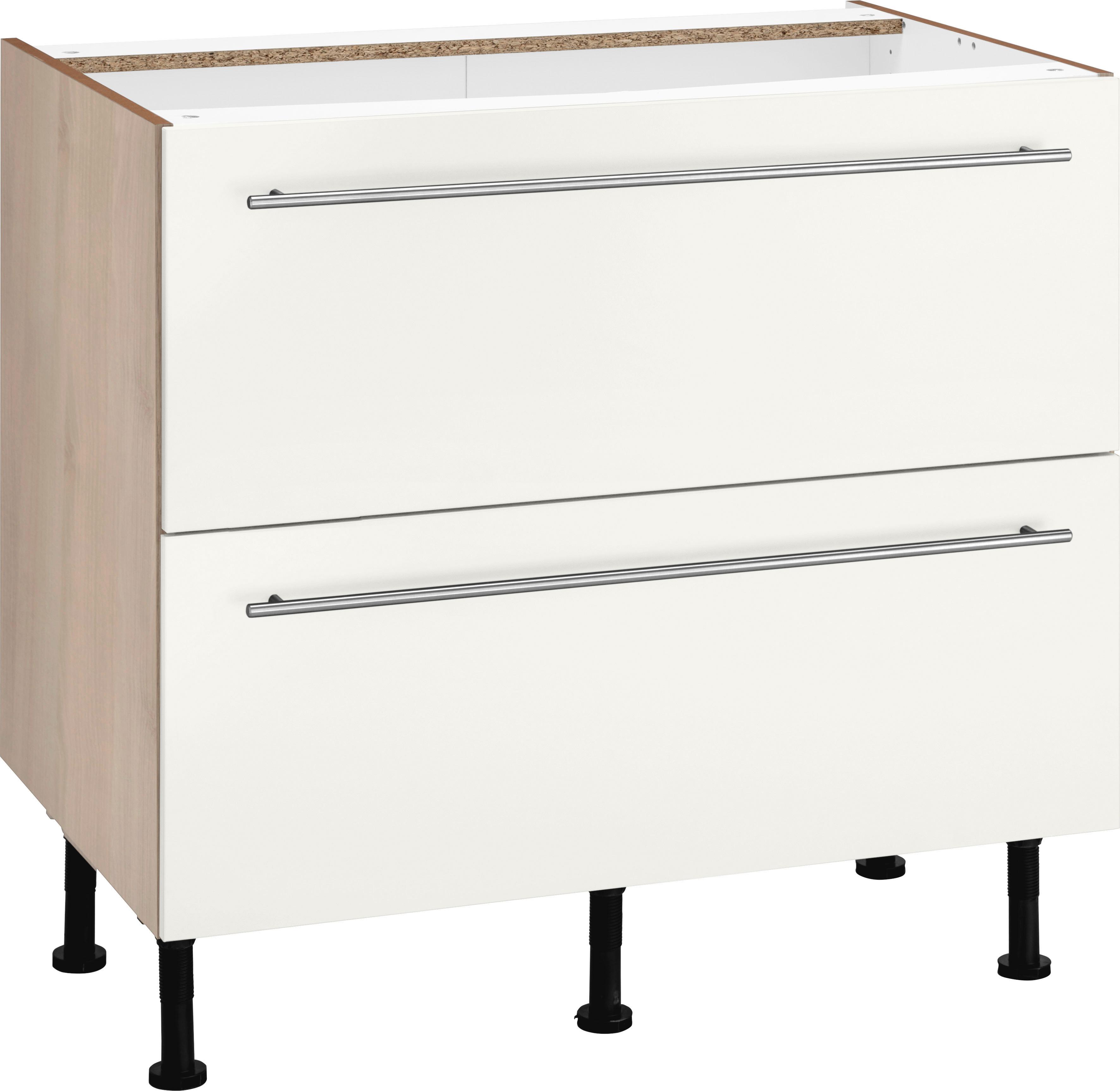 OPTIFIT Unterschrank "Bern" 90 cm breit, mit 2 grossen Auszügen für viel Stauraum