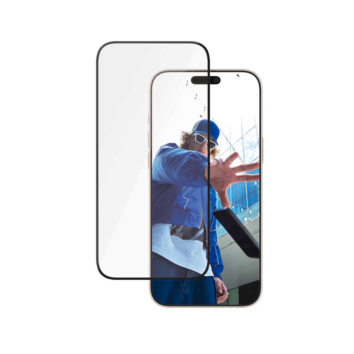 PanzerGlass Displayschutzglas »Ceramic Screen Protection«, für Apple iPhone 16 Pro Max, Displayschutzfolie, Schutzfolie, Bildschirmschutz, kratz- & stossfest