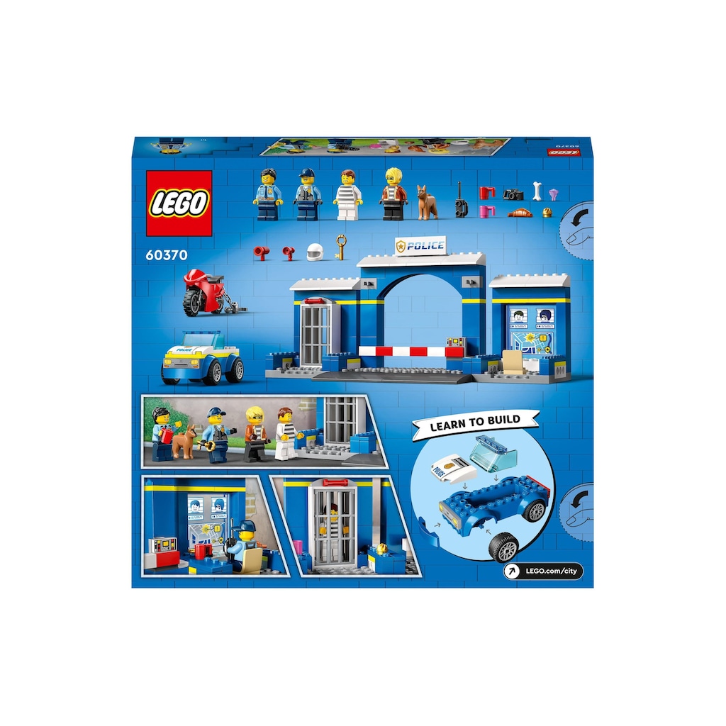 LEGO® Konstruktionsspielsteine »Ausbruch aus der Polizeistation«, (172 St.)