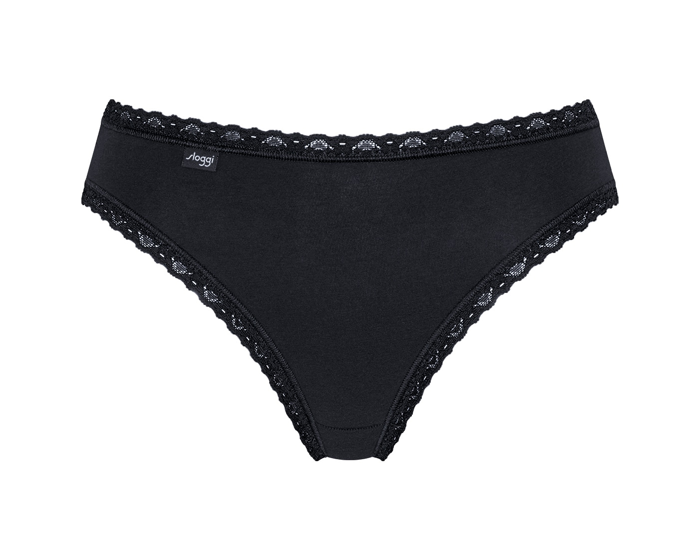 sloggi Jazz-Pants Slips »24/7 Weekend Tai C3P«, (Packung, 3 St., 3er-Pack), mit zarter Spitzeneinfassung