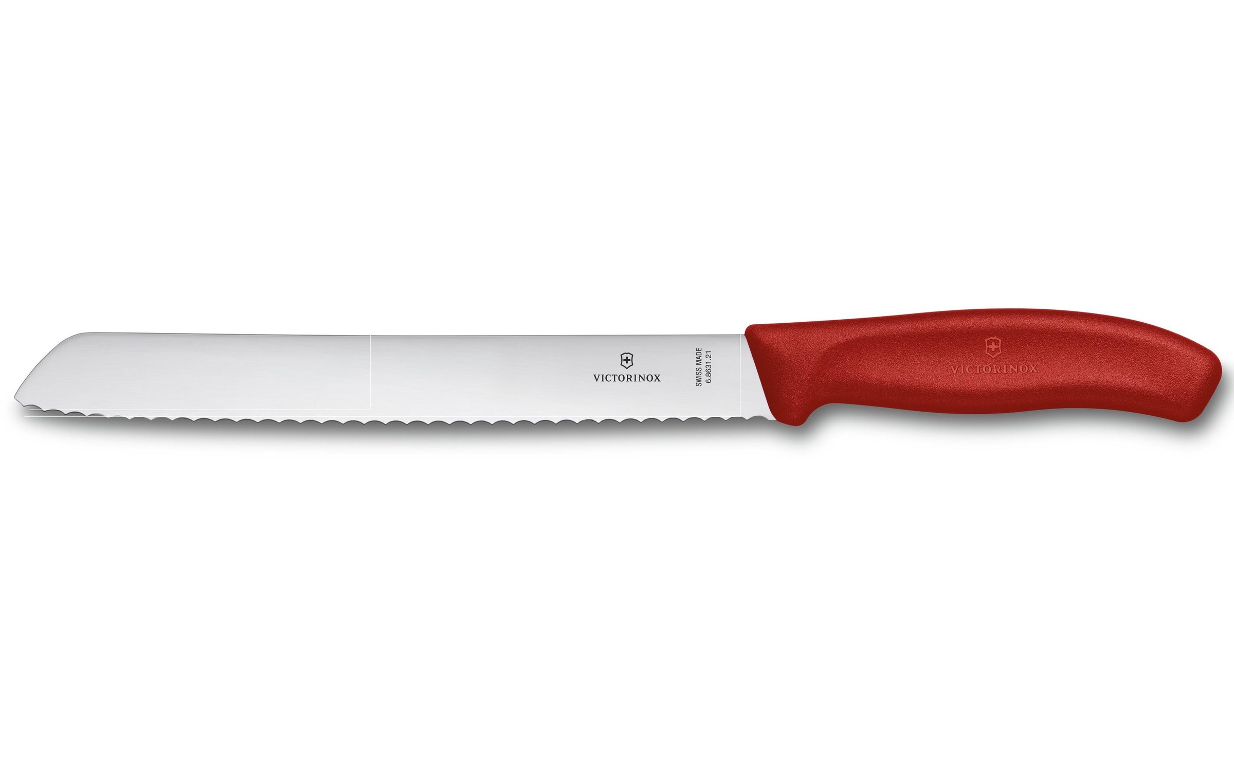 Brotmesser »Swiss Classic Rot/Silberfarben«, (1 tlg.)