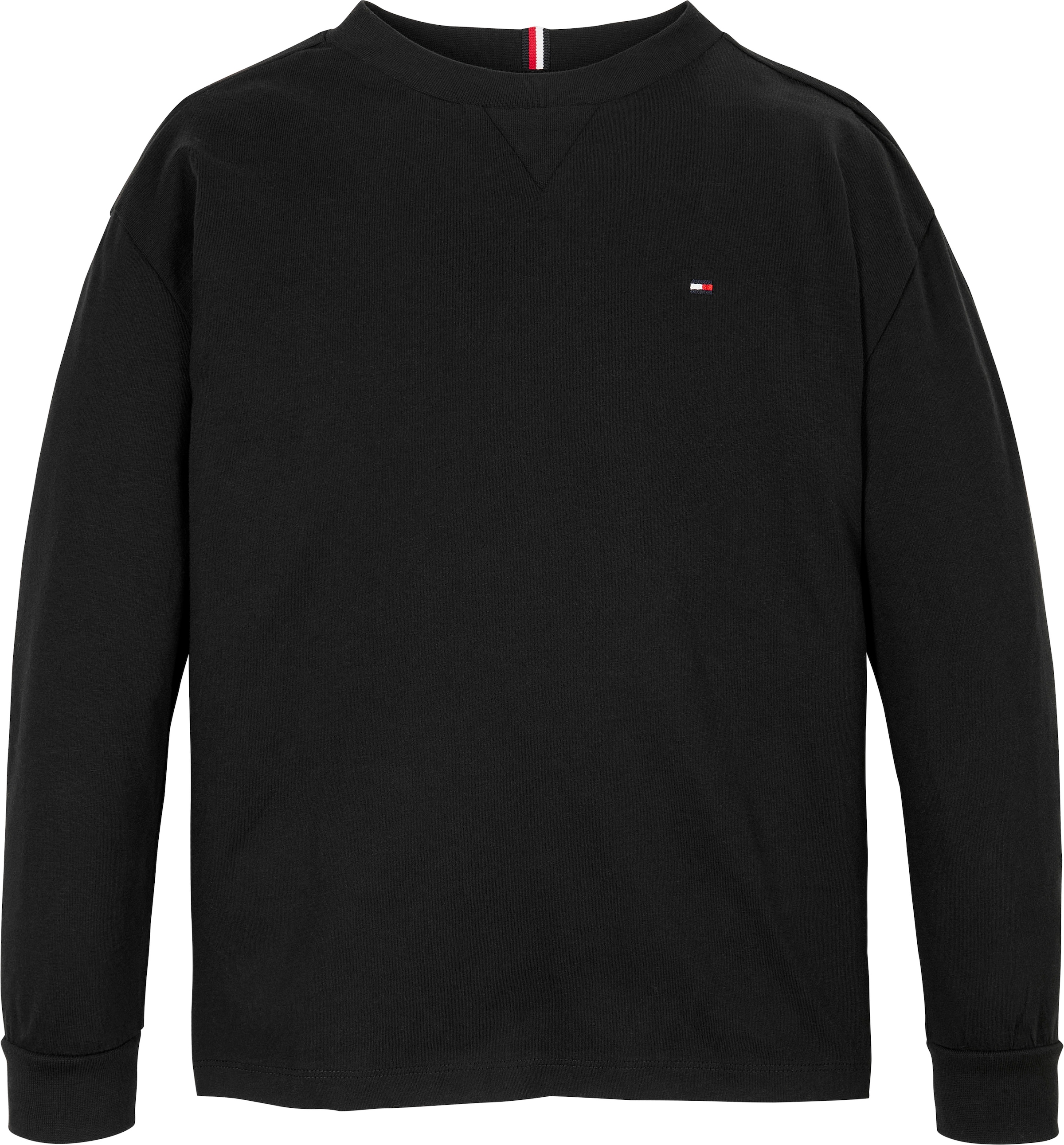 Tommy Hilfiger Langarmshirt »ESSENTIAL TEE L/S«, mit Logostickerei