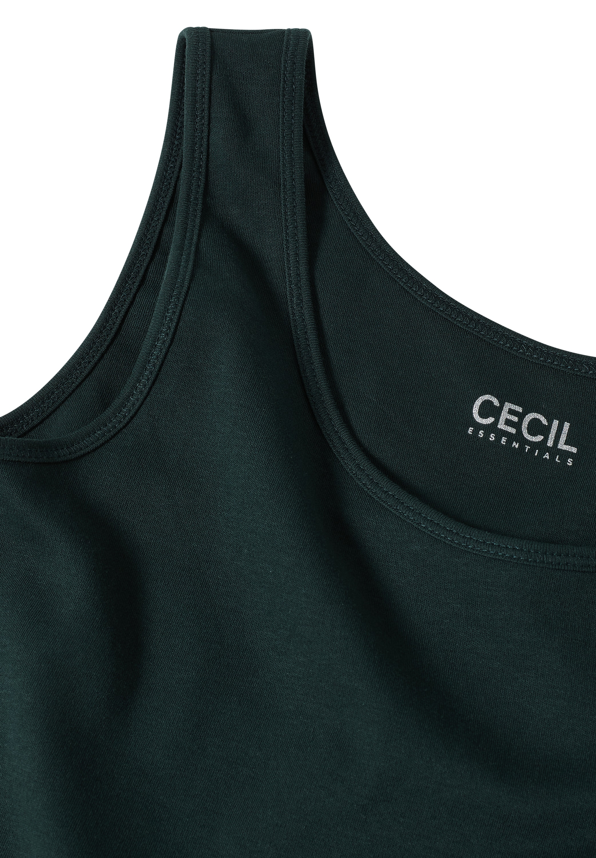 Cecil Shirttop »Style Linda«, in Unifarbe