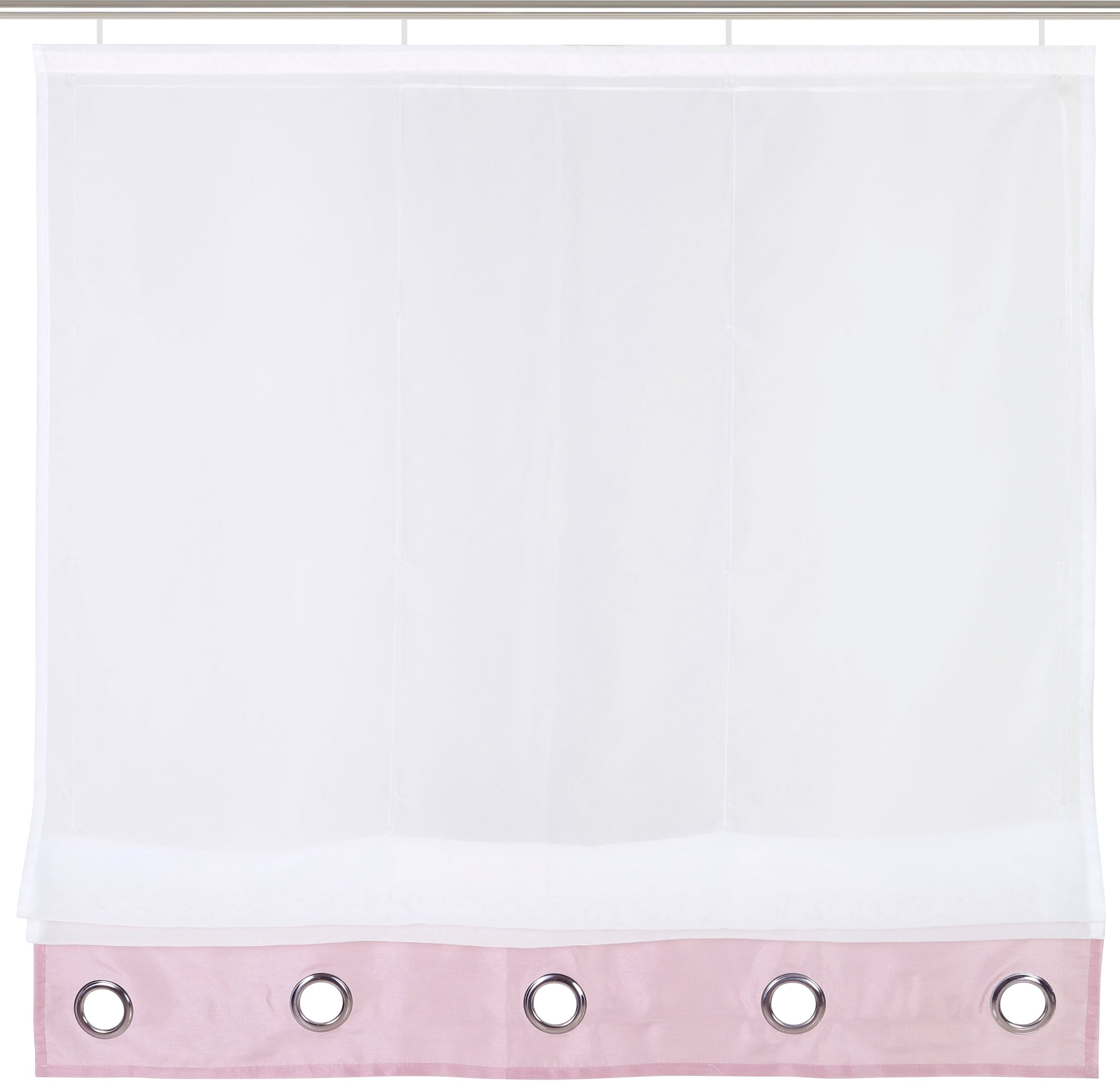 »MARIA«, transparent, my | home Jelmoli-Versand shoppen Klettband, glatt online Seidenoptik, mit Raffrollo gewebt,