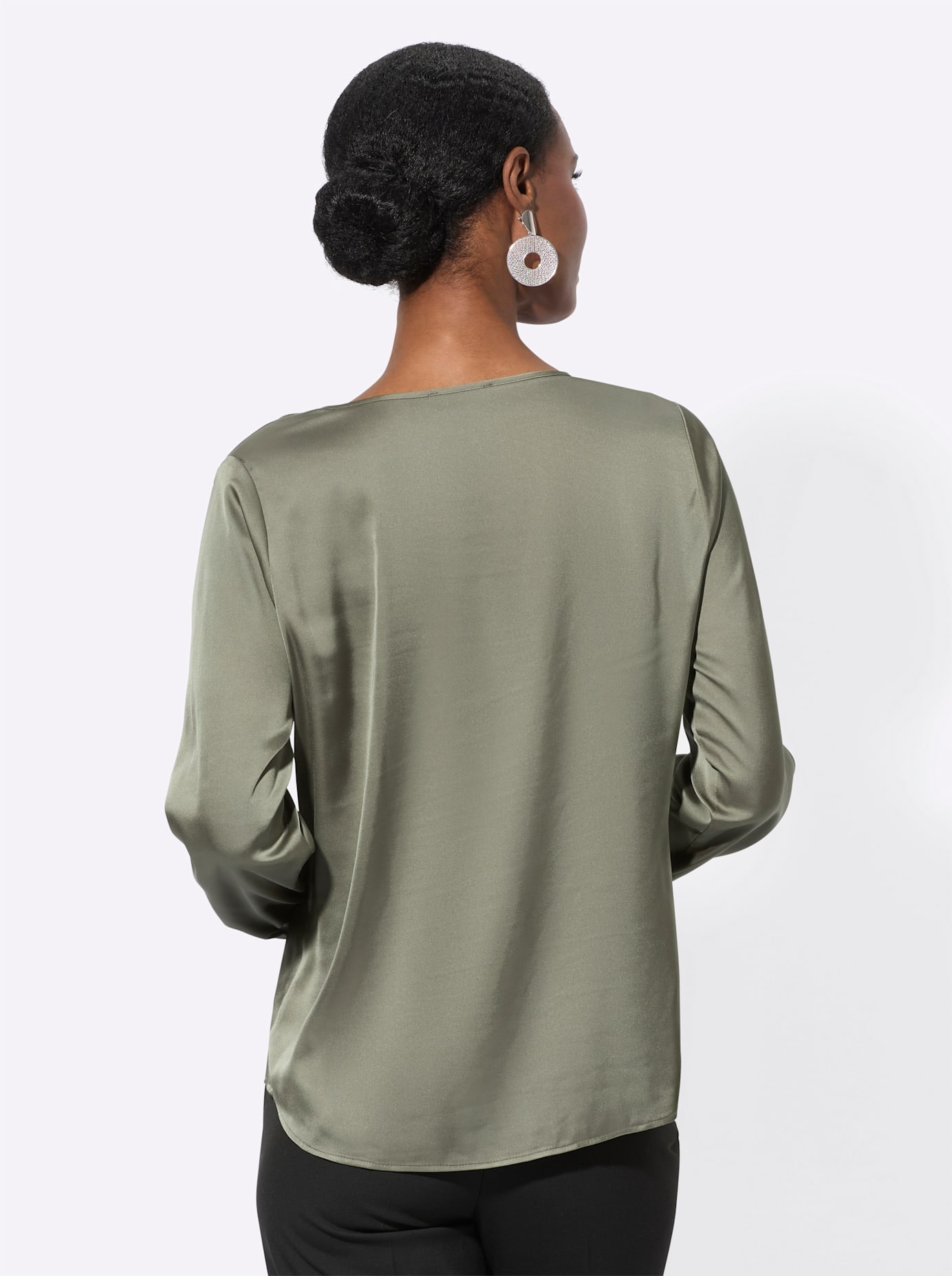 creation L Satinbluse