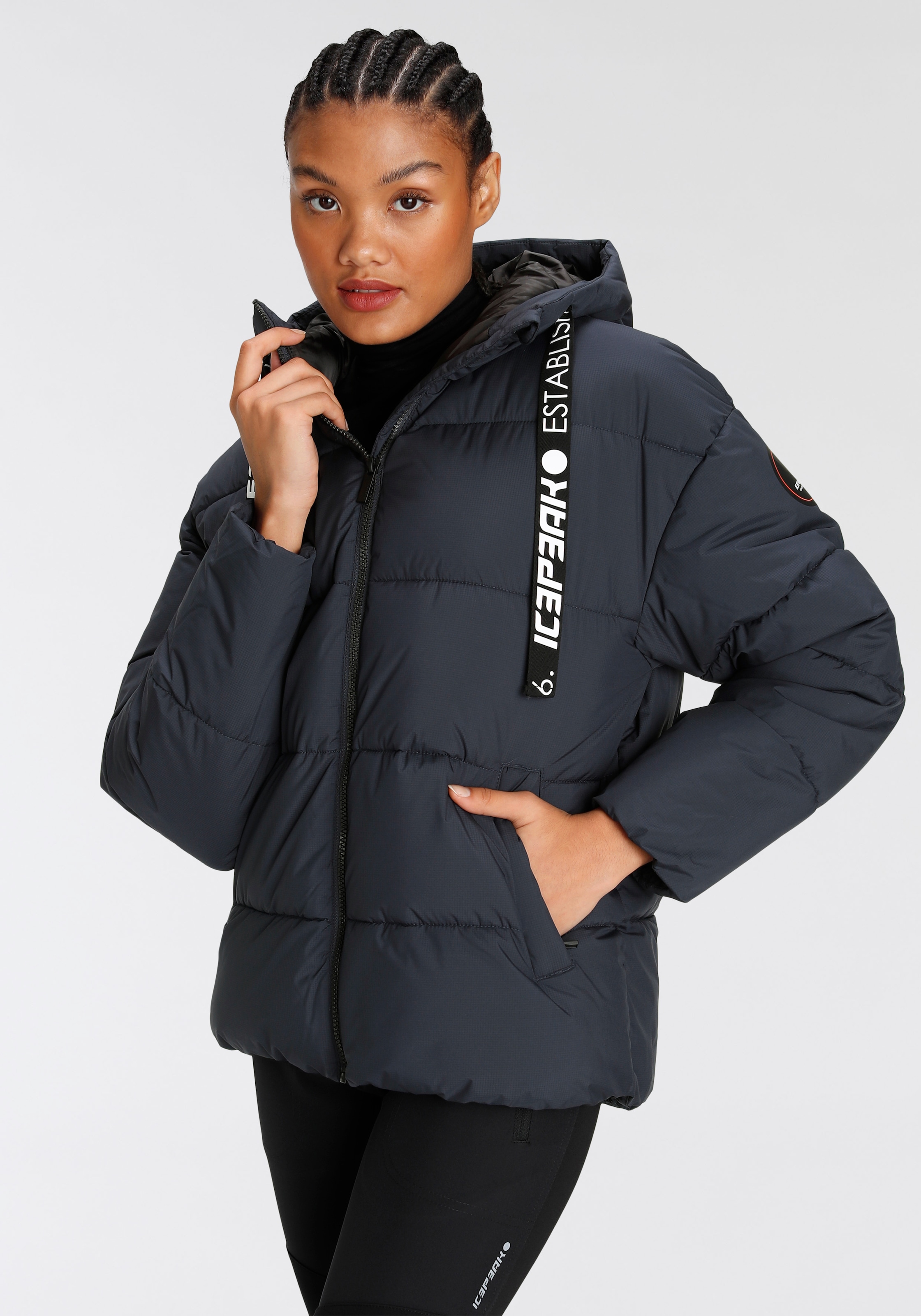 Icepeak Steppjacke »VACHA«, mit Kapuze