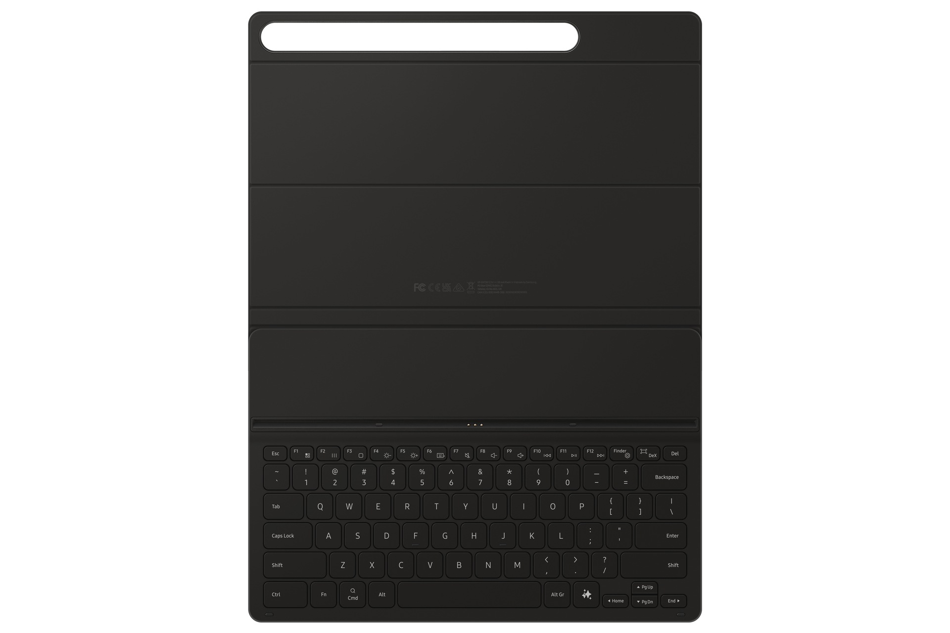 Samsung Tablet-Hülle »Book Cover Keyboard Slim«, Tastatur Cover, Schutzhülle, Tablethülle, Case, Schutzcase, stossfest